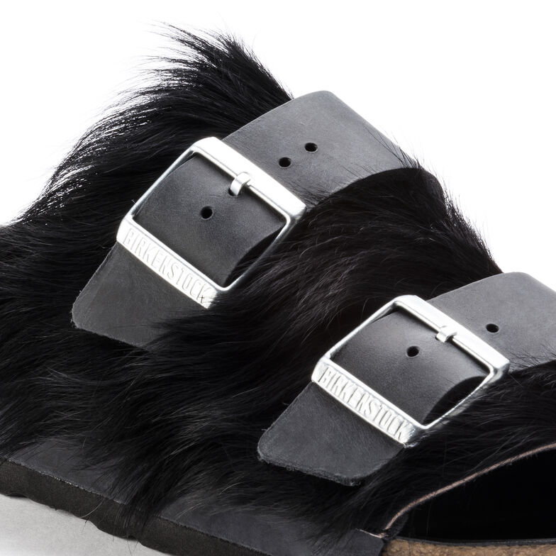 acceptabel indstudering vores Arizona Fur Leather Black | BIRKENSTOCK