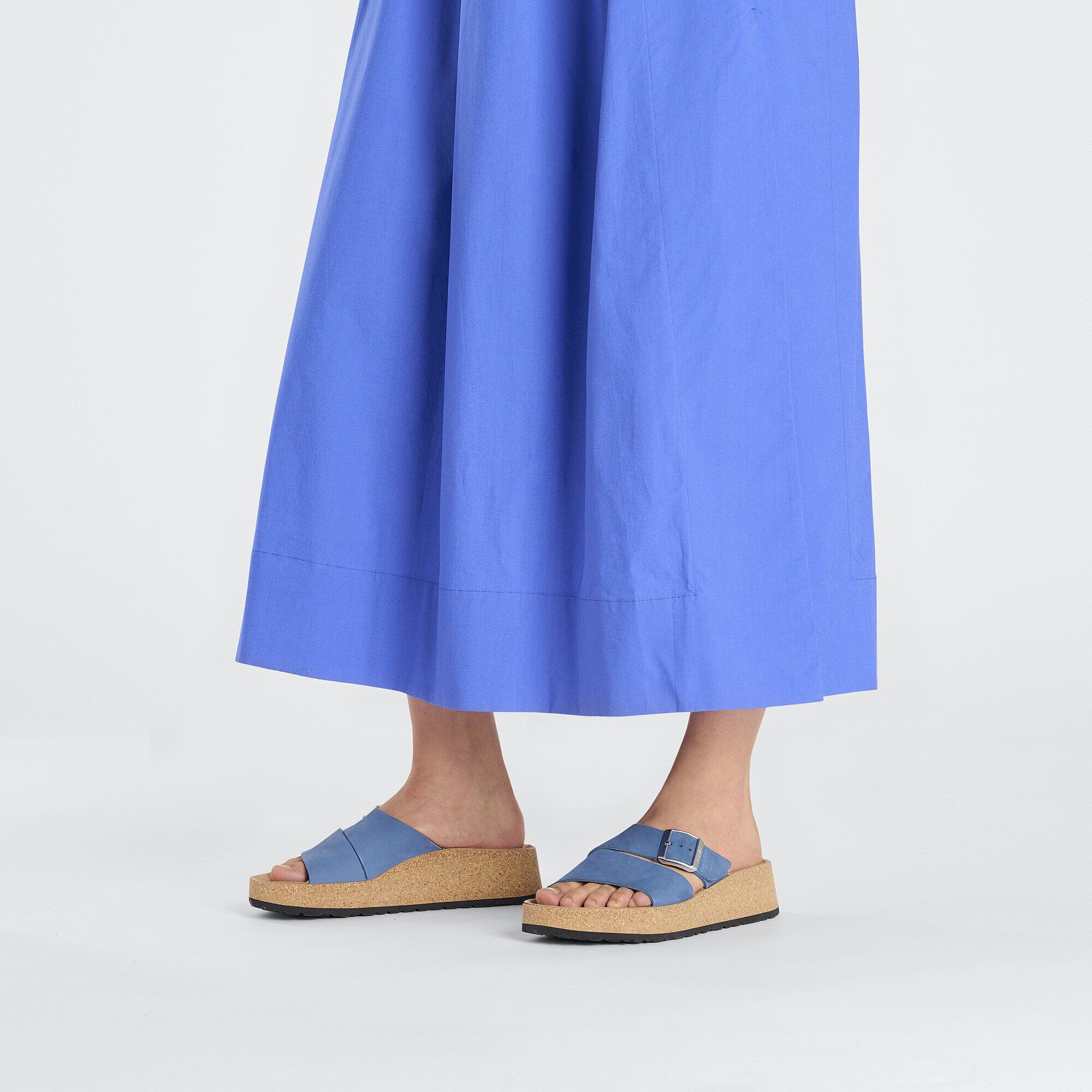 BIRKENSTOCK Almina Papillio ブルー Papillio Almina elemental blue nubuck by Birkenstock