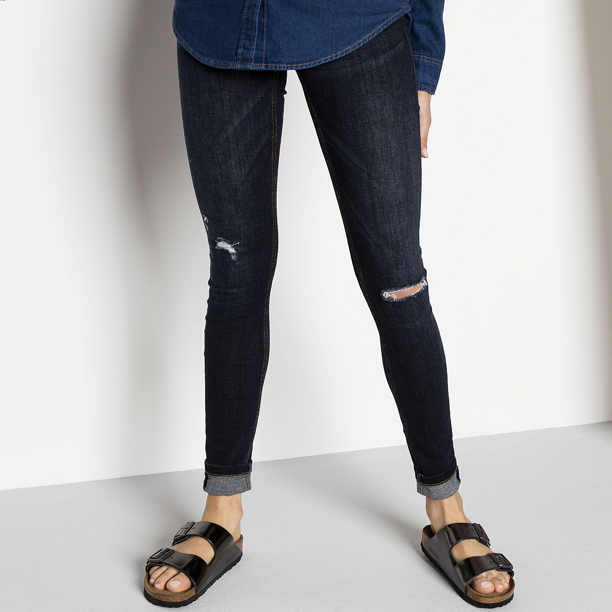 Birkenstock metallic anthracite gizeh sale