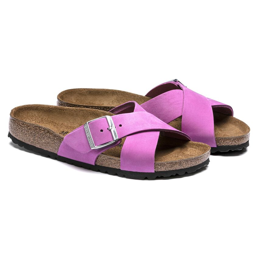 arizona nubuck leather purple orchid