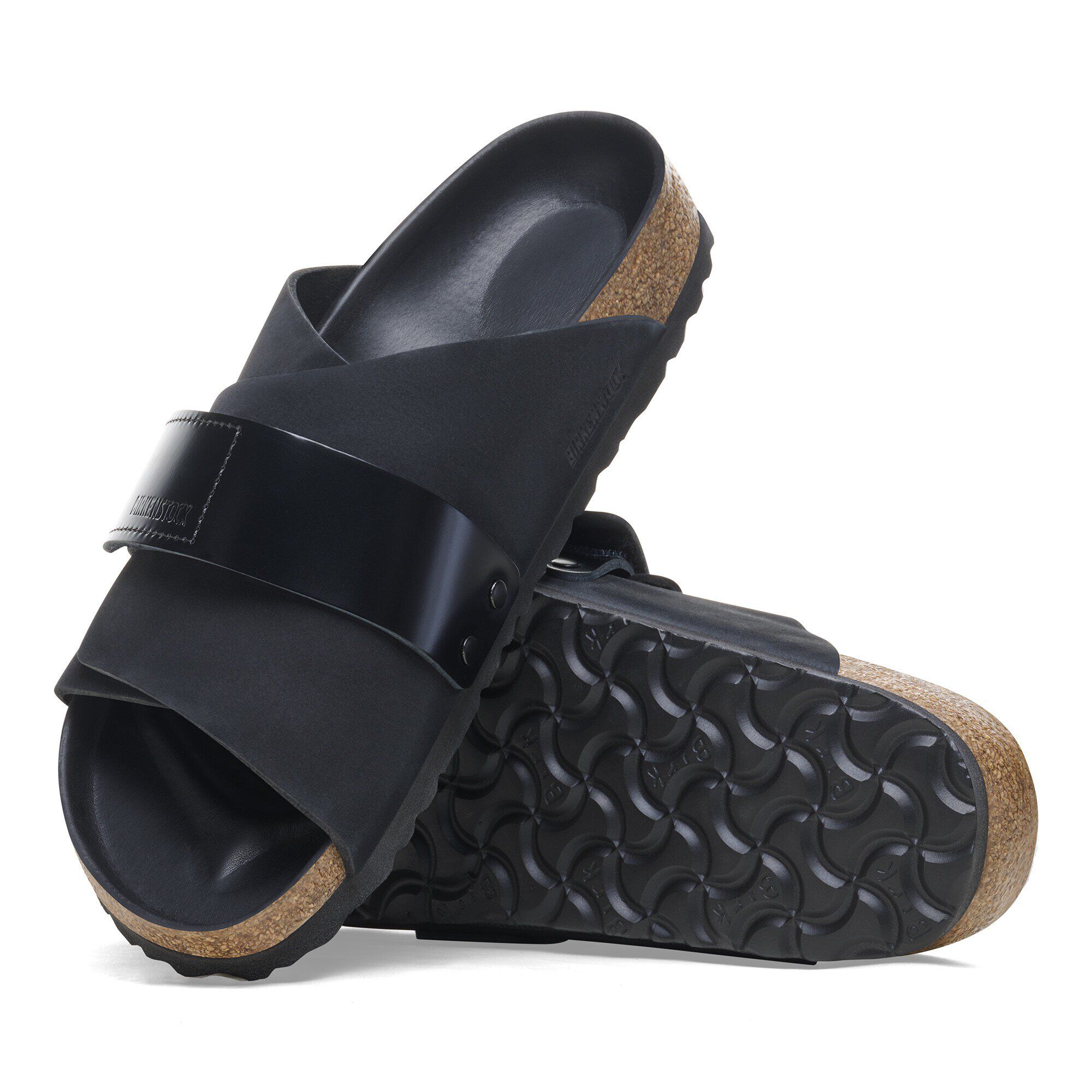 売り切れ必至！ Leather Nubuck Kyoto Black BIRKENSTOCK | 靴