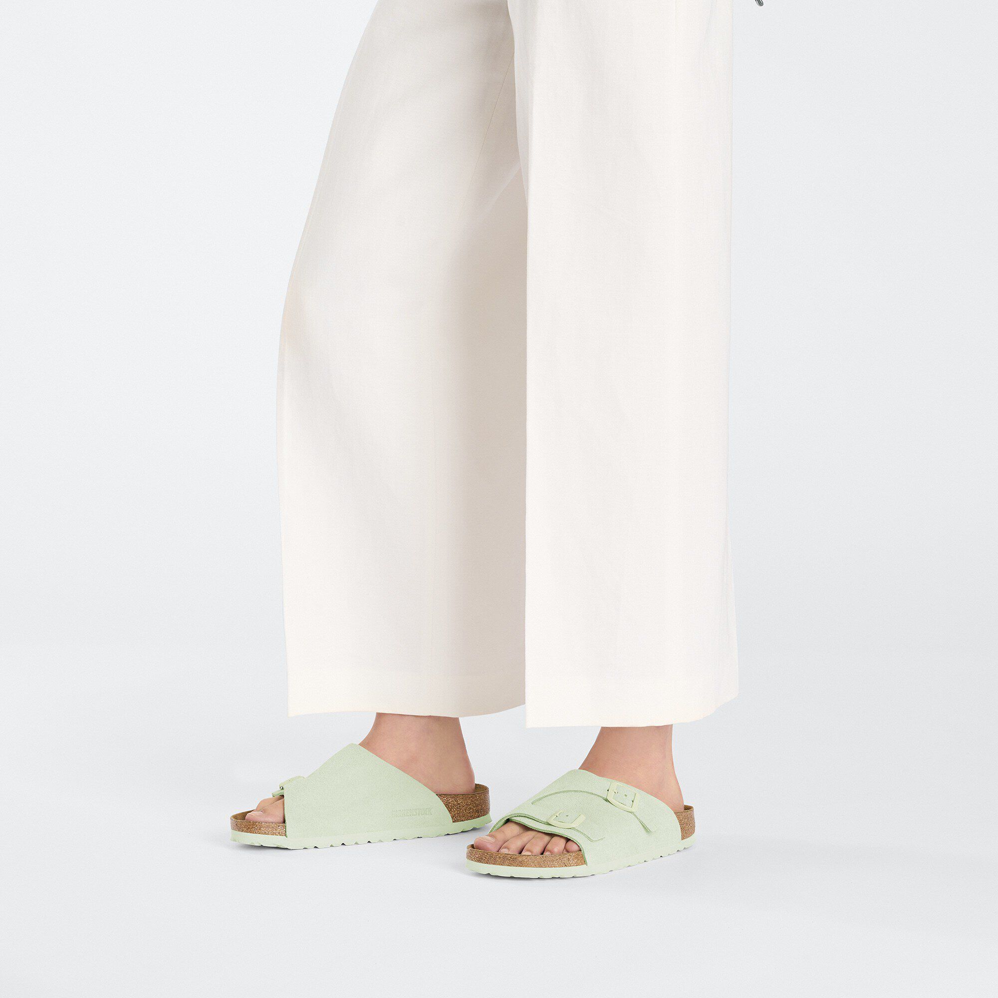 Zürich Suede Leather Faded Lime | BIRKENSTOCK Zürich Suede Leather Faded Lime | BIRKENSTOCK