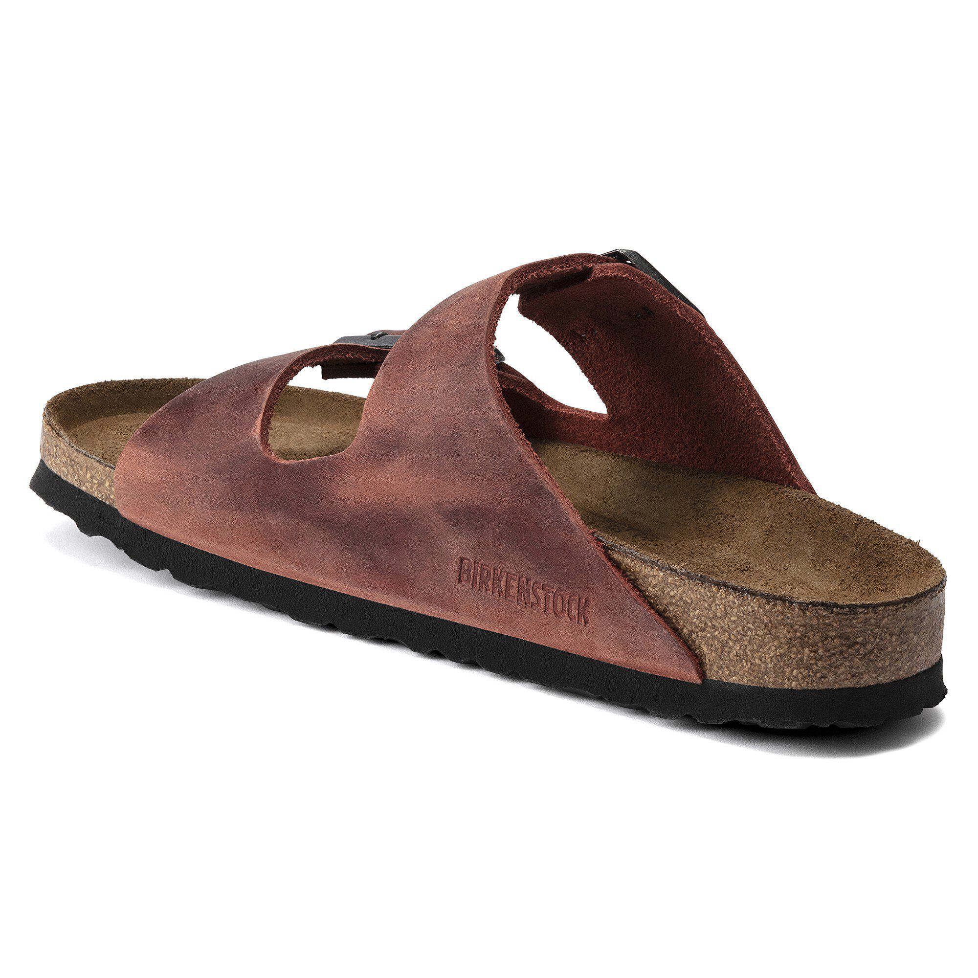 Arizona soft footbed oiled nubuck leather earth red deals