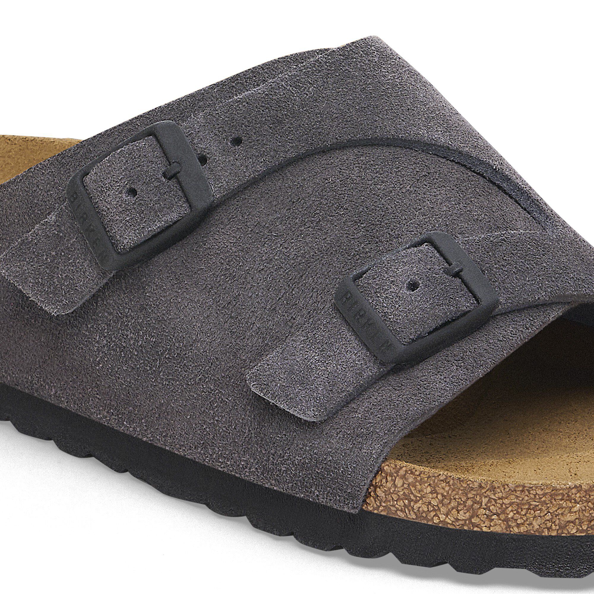 Zürich Suede Leather Velvet Grey | BIRKENSTOCK