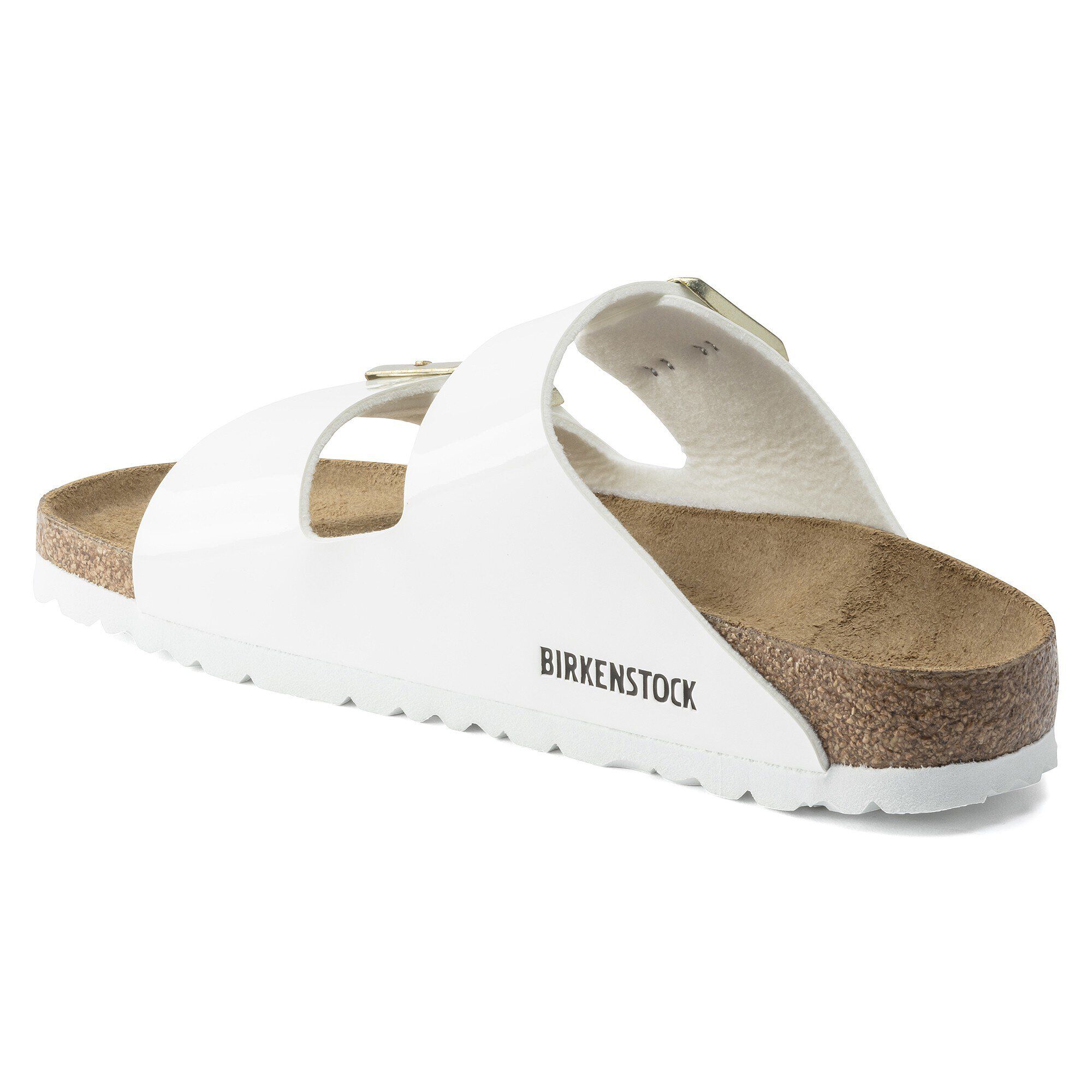 Birkenstock arizona discount white patent leather