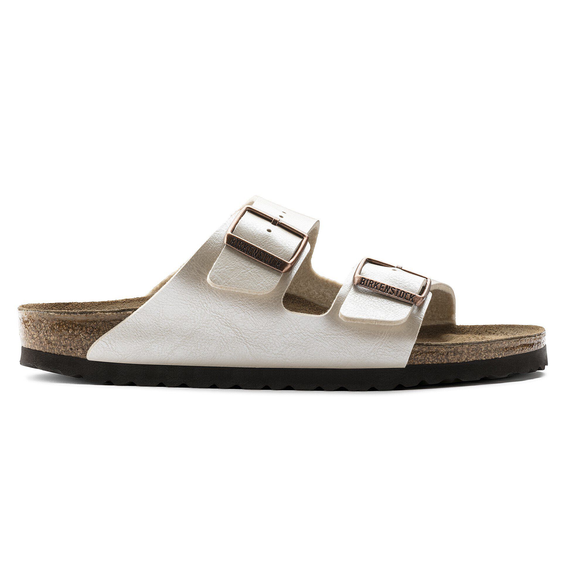 Arizona Birko Flor Graceful Pearl White BIRKENSTOCK