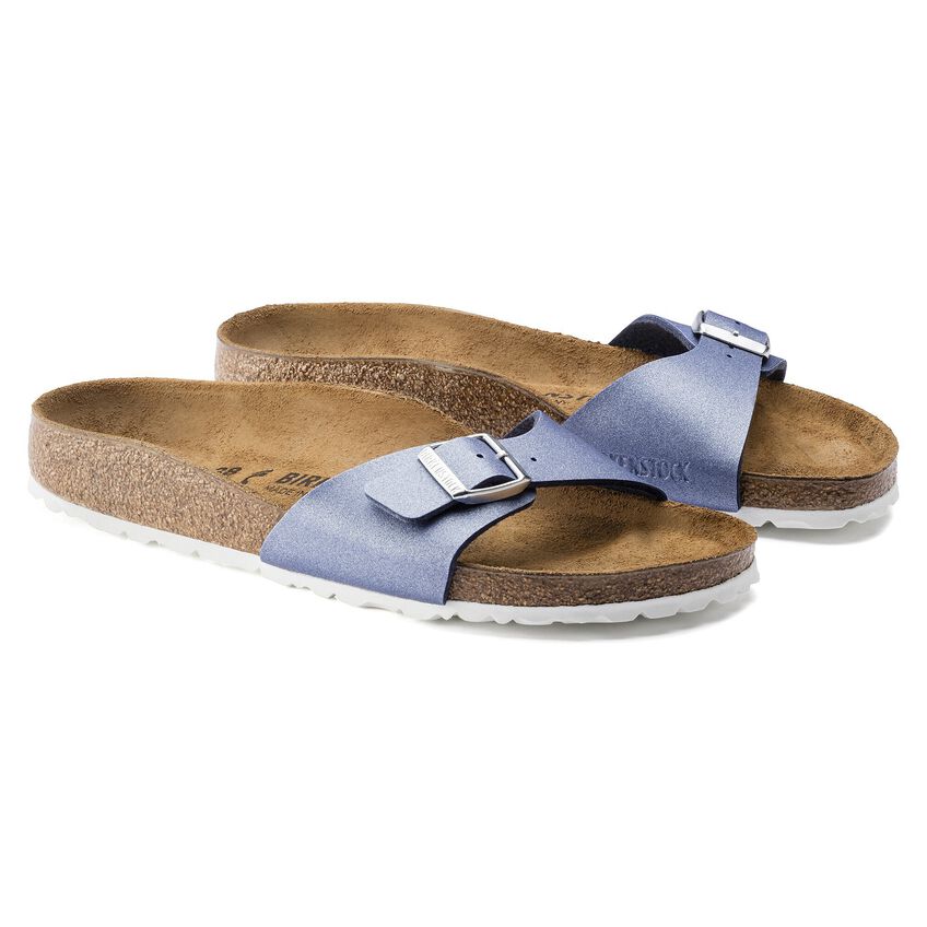 waar dan ook redden Stimulans Madrid Birko-Flor Icy Metallic Azure Blue | BIRKENSTOCK