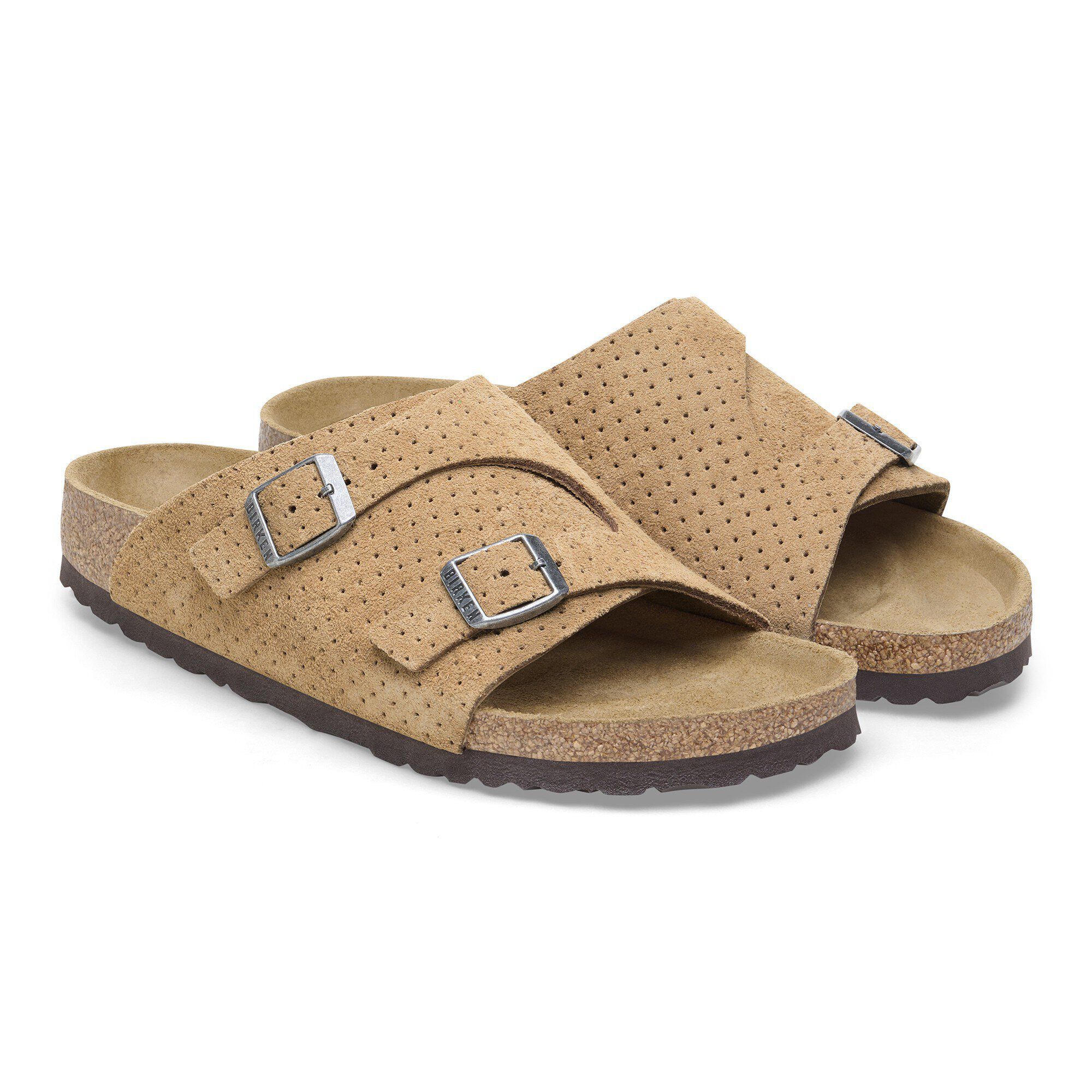 Zürich Suede Embossed Dotted New Beige | BIRKENSTOCK