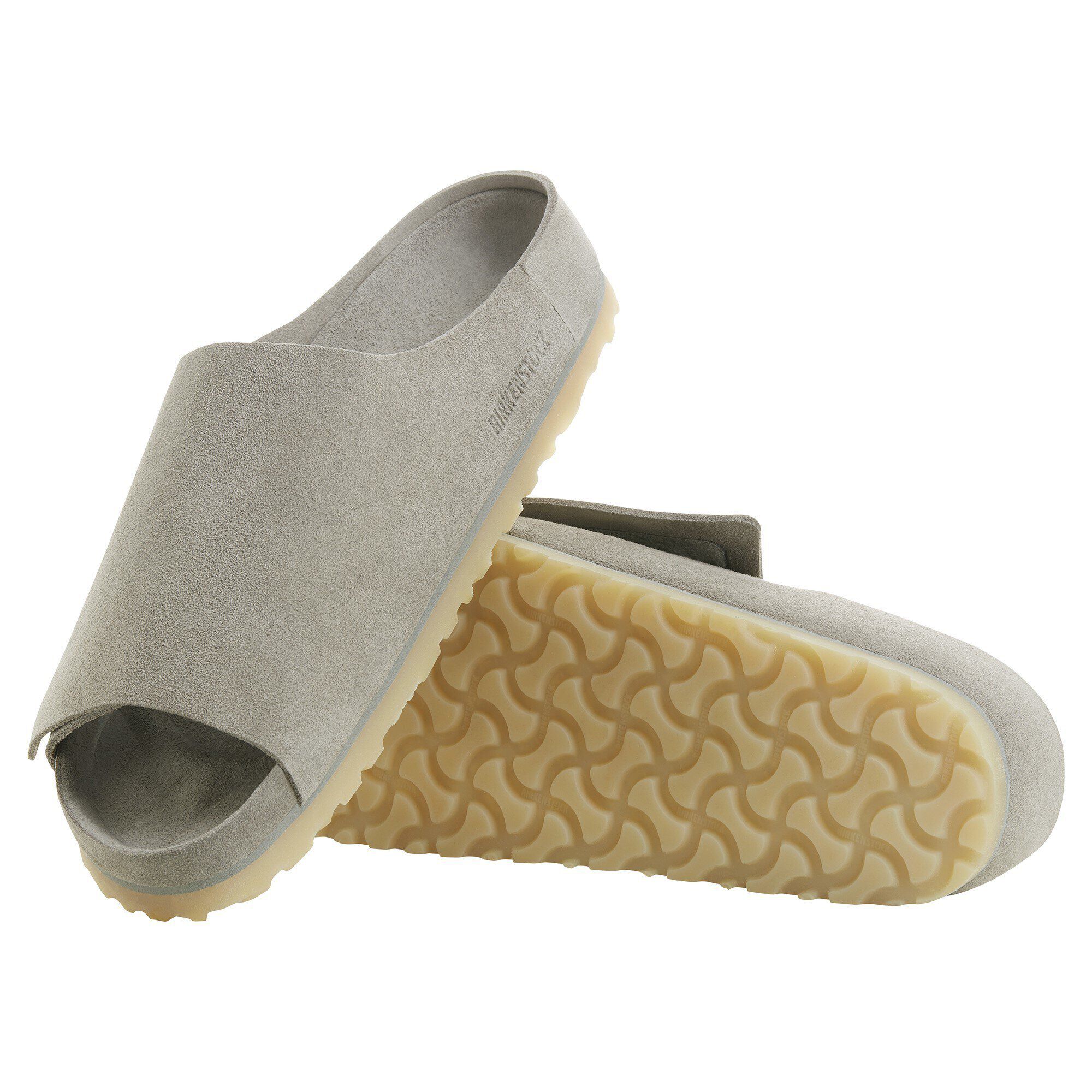 Los Feliz Suede Suede Leather Cement Melange | BIRKENSTOCK