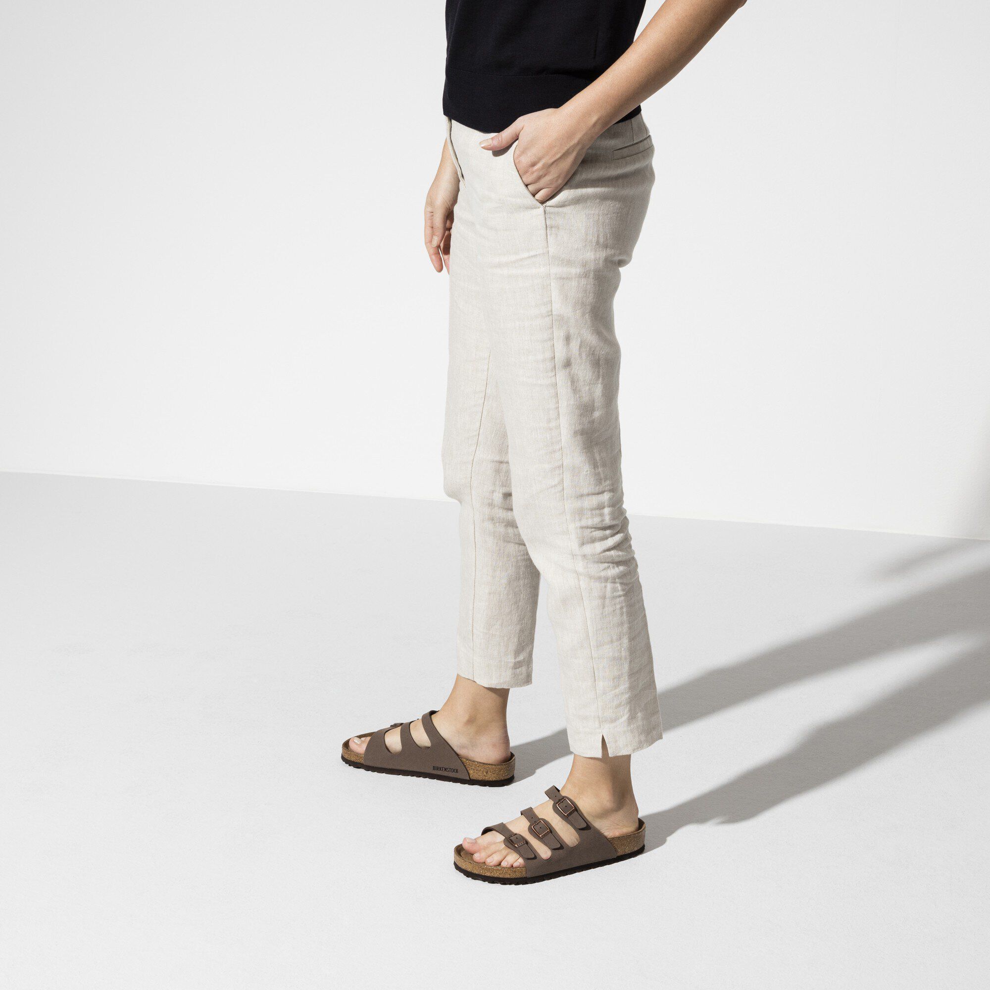 Florida Soft Footbed Birkibuc Mocha BIRKENSTOCK