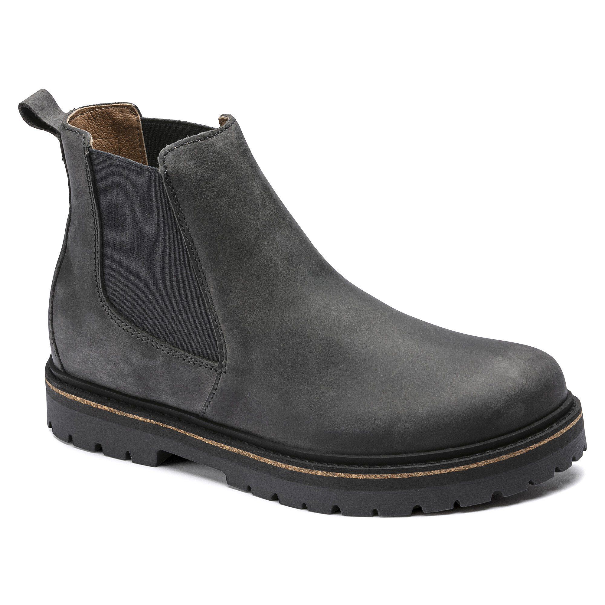 Stalon Nubuck Leather Graphite BIRKENSTOCK