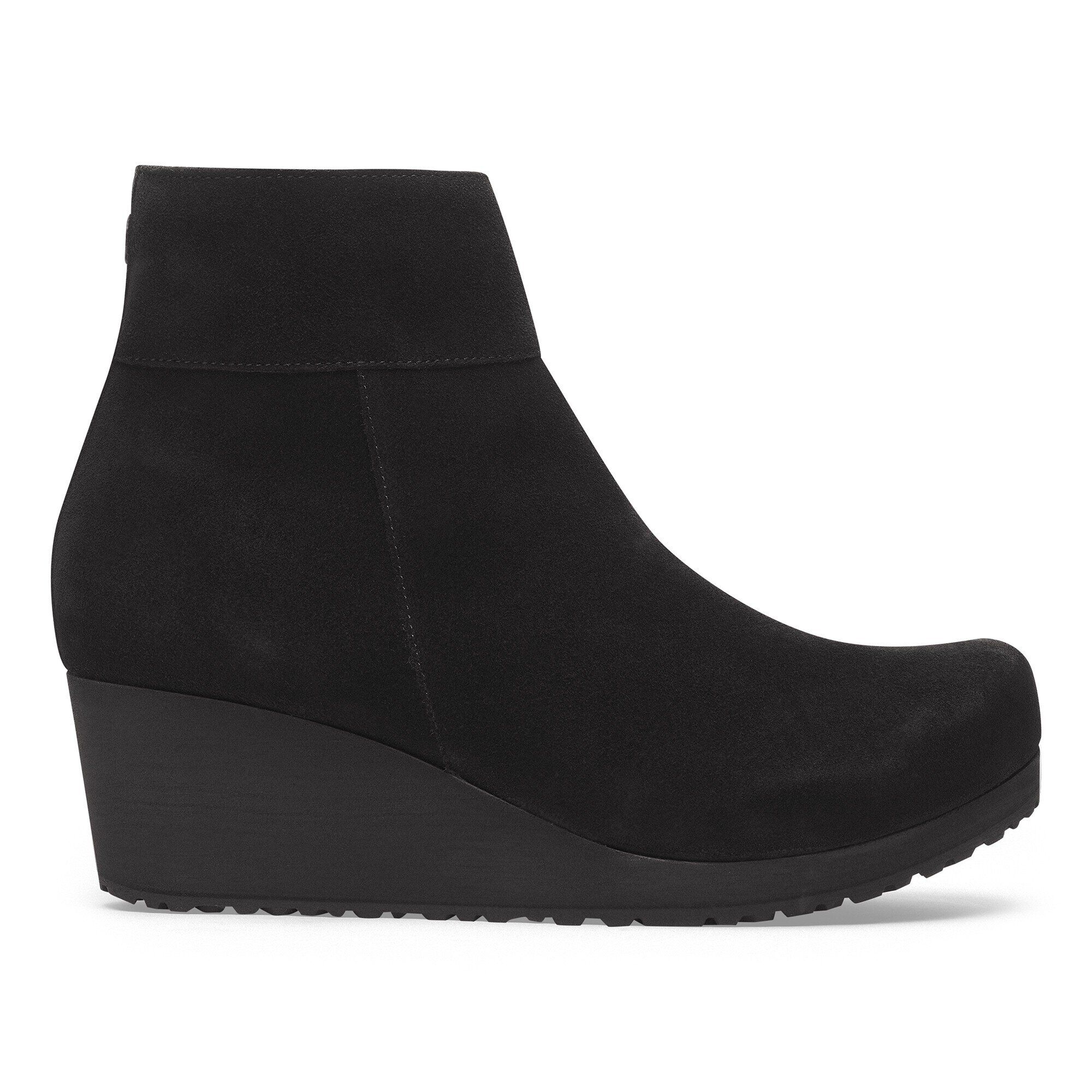 BIRKENSTOCK Ebba Suede Leather Black Black Boots