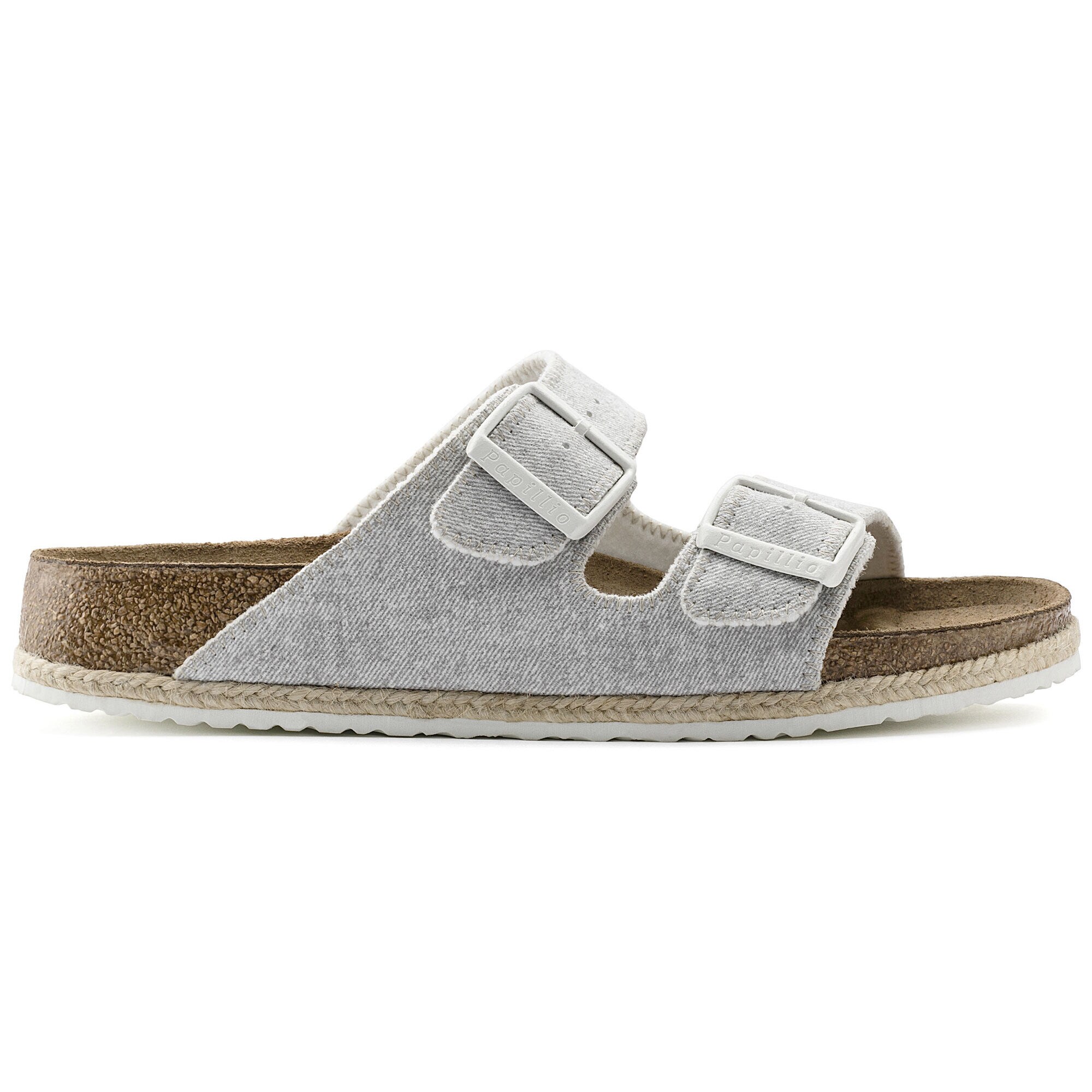 Light gray birkenstocks
