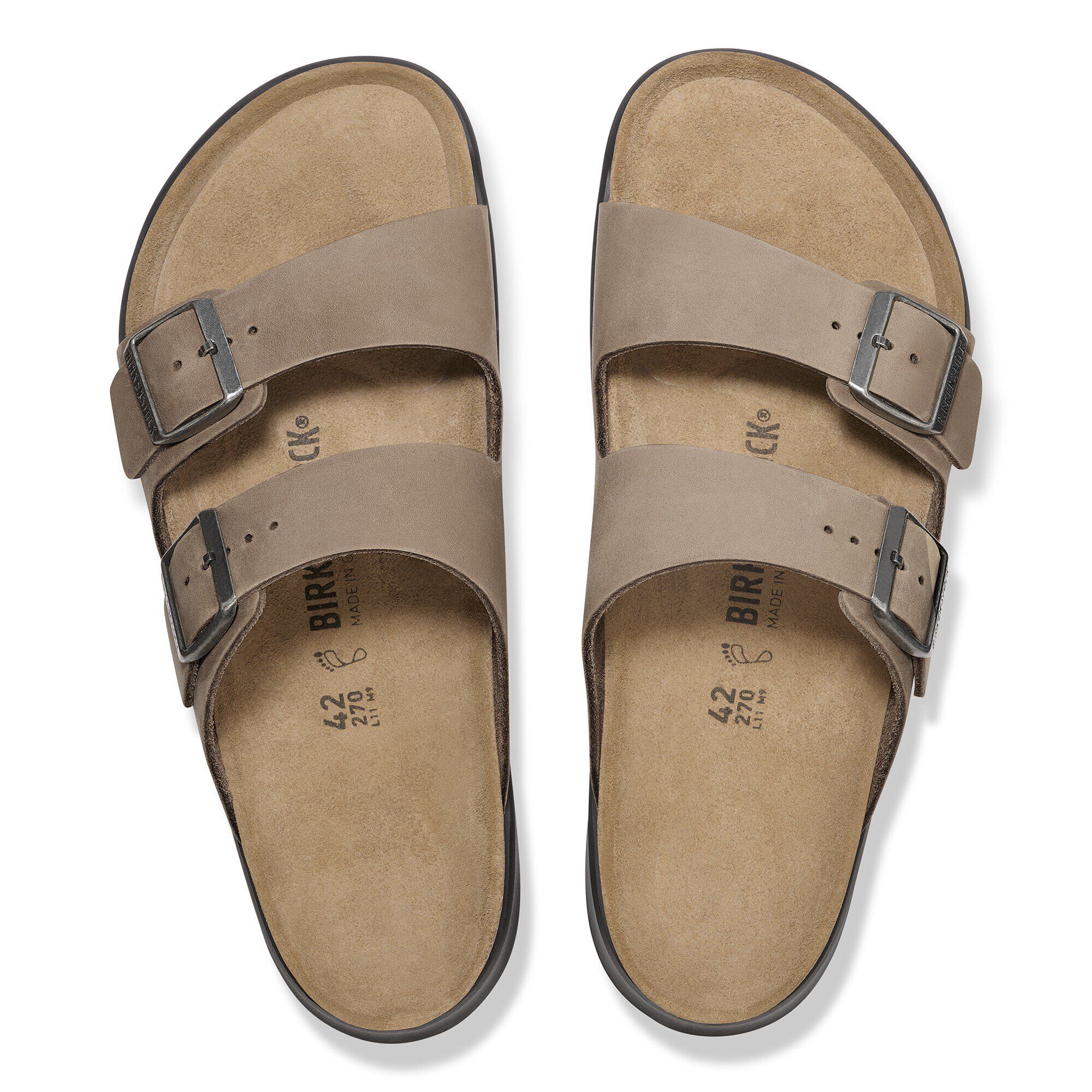 アパレル通販サイトランキング Arizona BIRKENSTOCK | Brown Tobacco Leather Oiled Men Rugged 靴