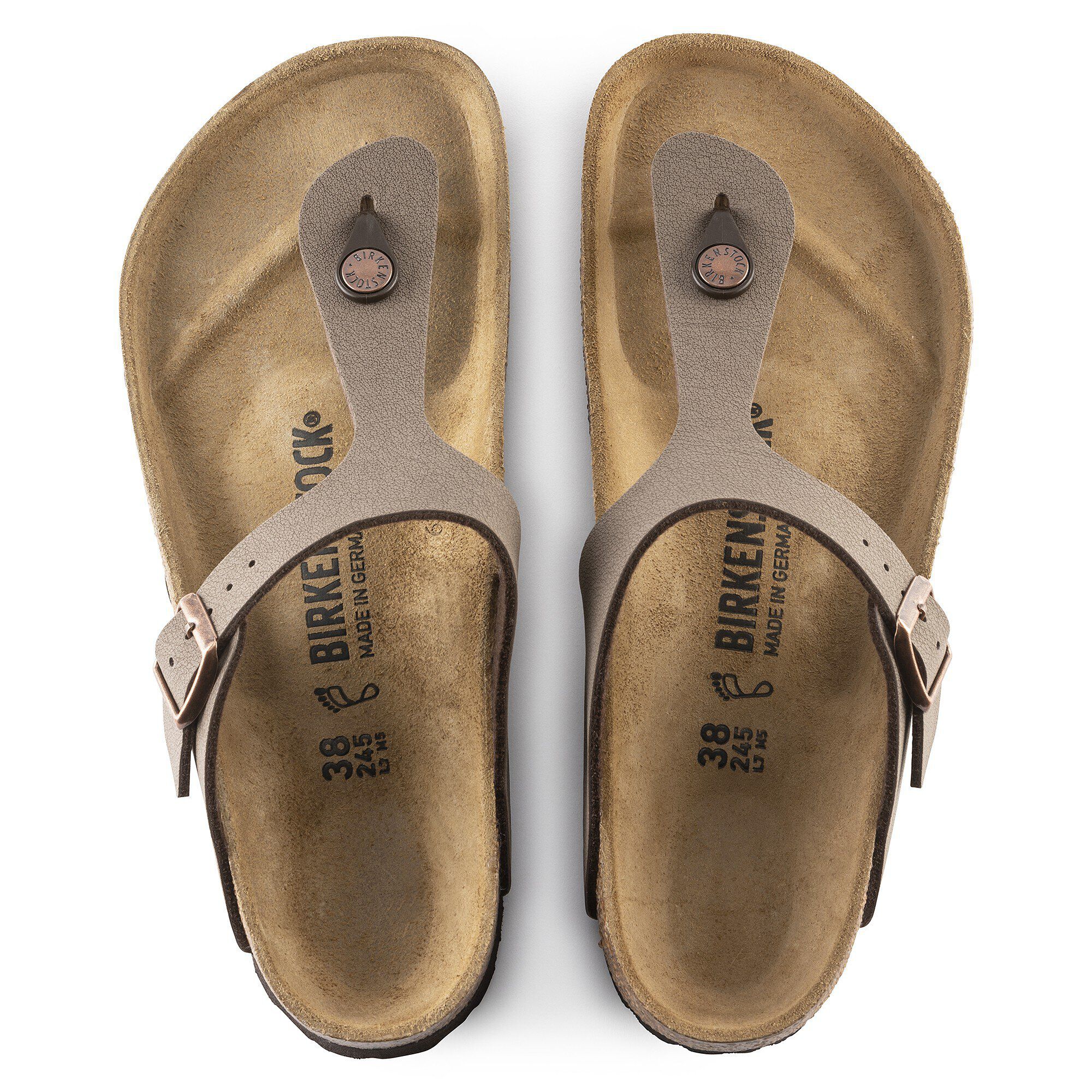 Gizeh Birkibuc Mocha BIRKENSTOCK