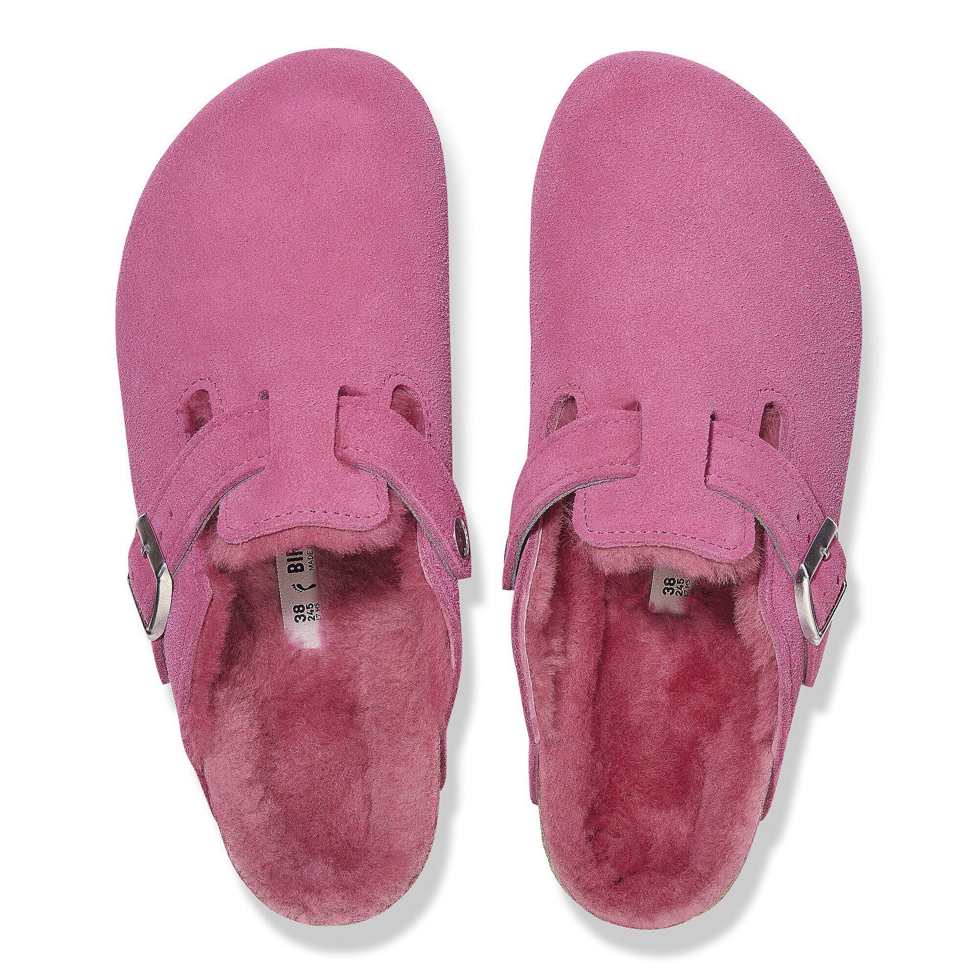 Birkenstock pink shearling 2025
