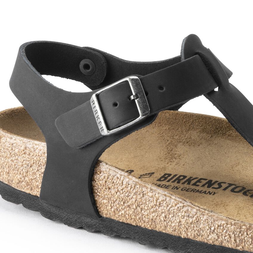 med undtagelse af fajance Konkurrencedygtige Kairo Oiled Leather Black | BIRKENSTOCK