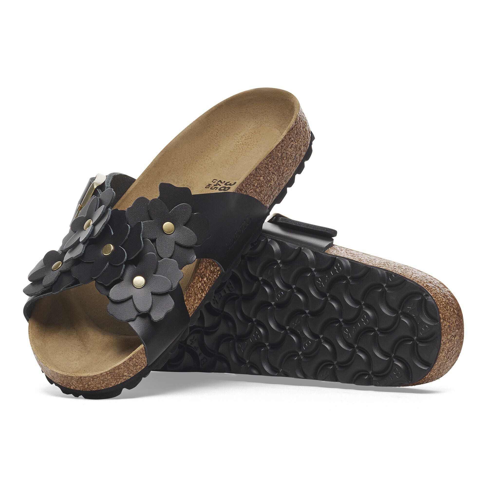 【Birkenstock】Siena Flower 箱付き レザー スエード サンダル Siena Flowers Leather Light Rose | BIRKENSTOCK