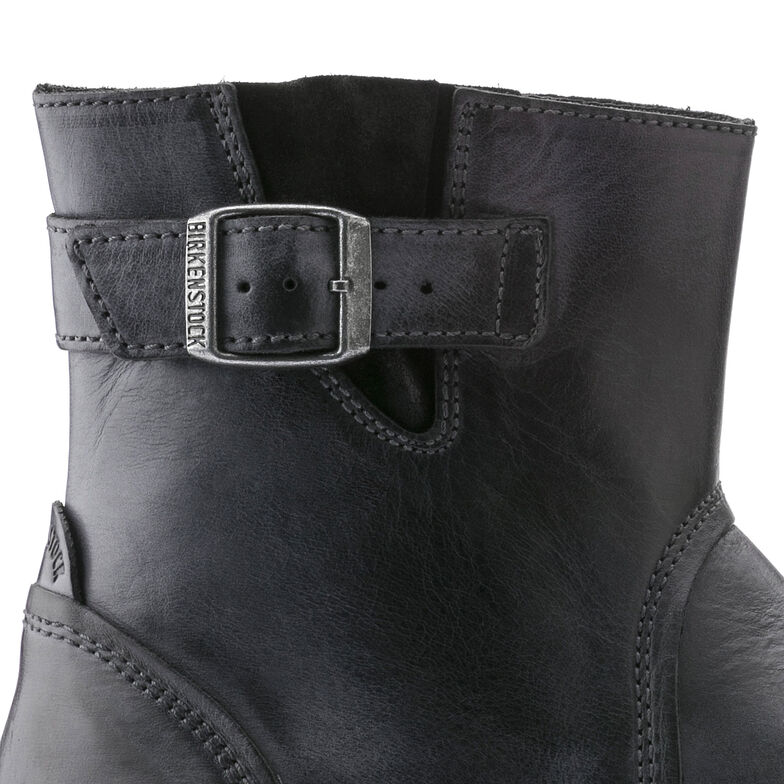 Stowe Leather Black | BIRKENSTOCK