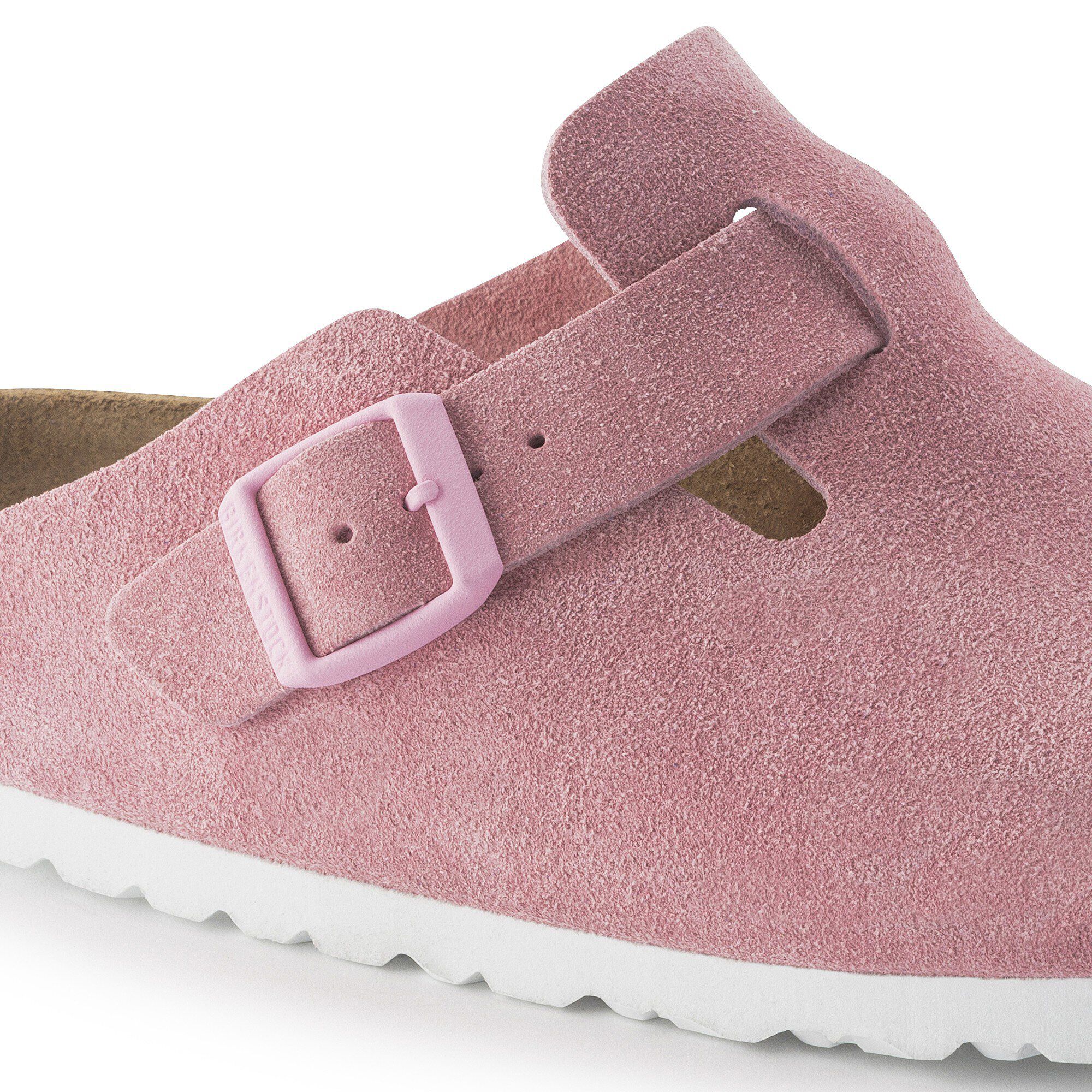 Boston Suede Leather Candy Pink