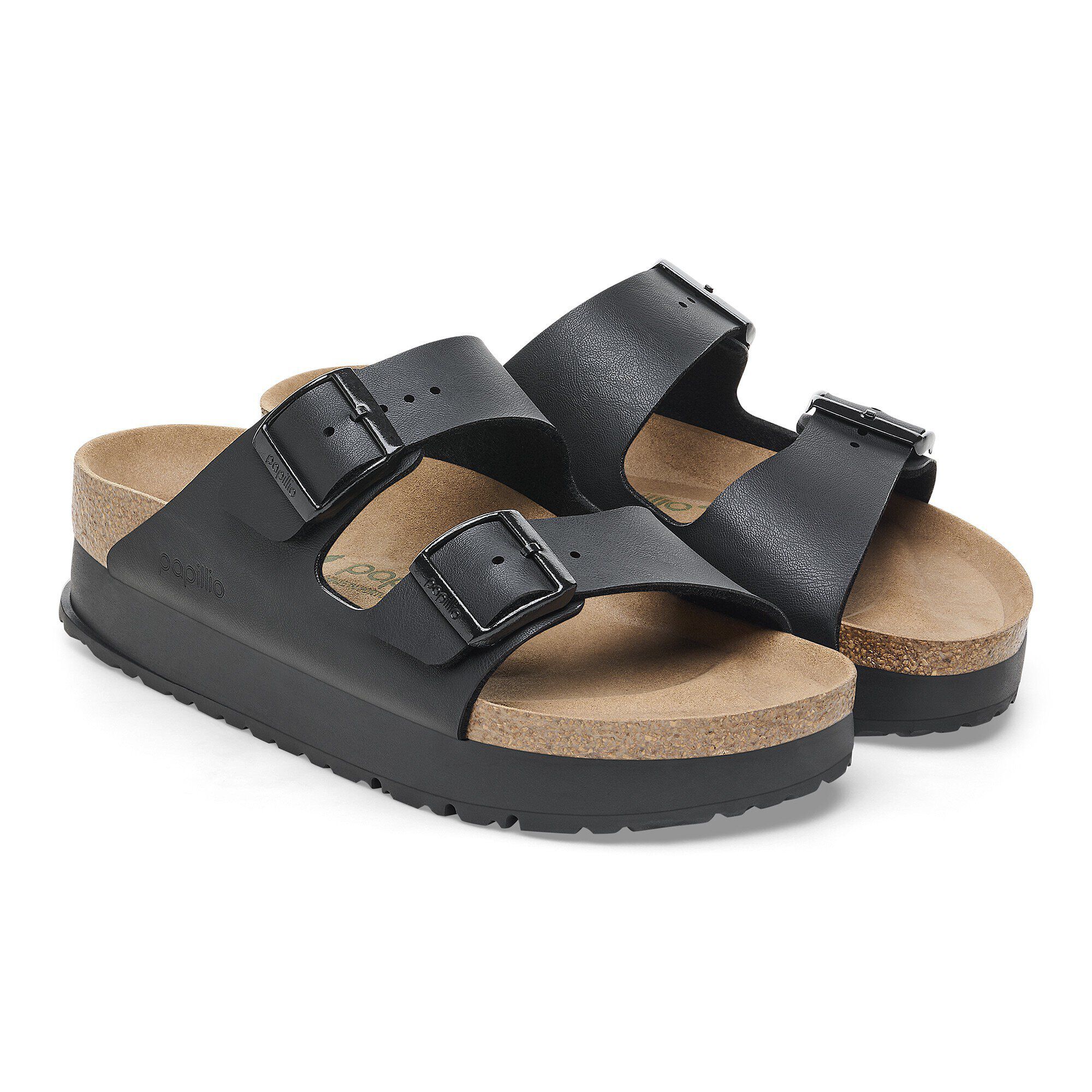 Arizona Flex Platform Birko-Flor Black | BIRKENSTOCK