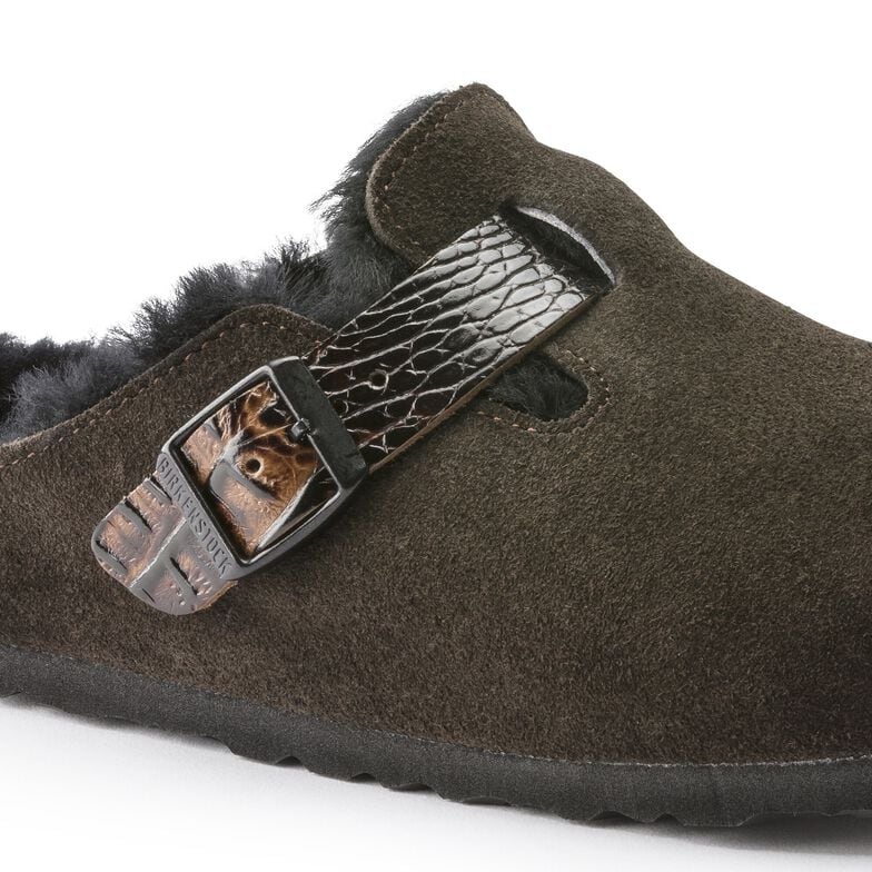 Boston Shearling Suede Leather Boston Shearling Suede Leather