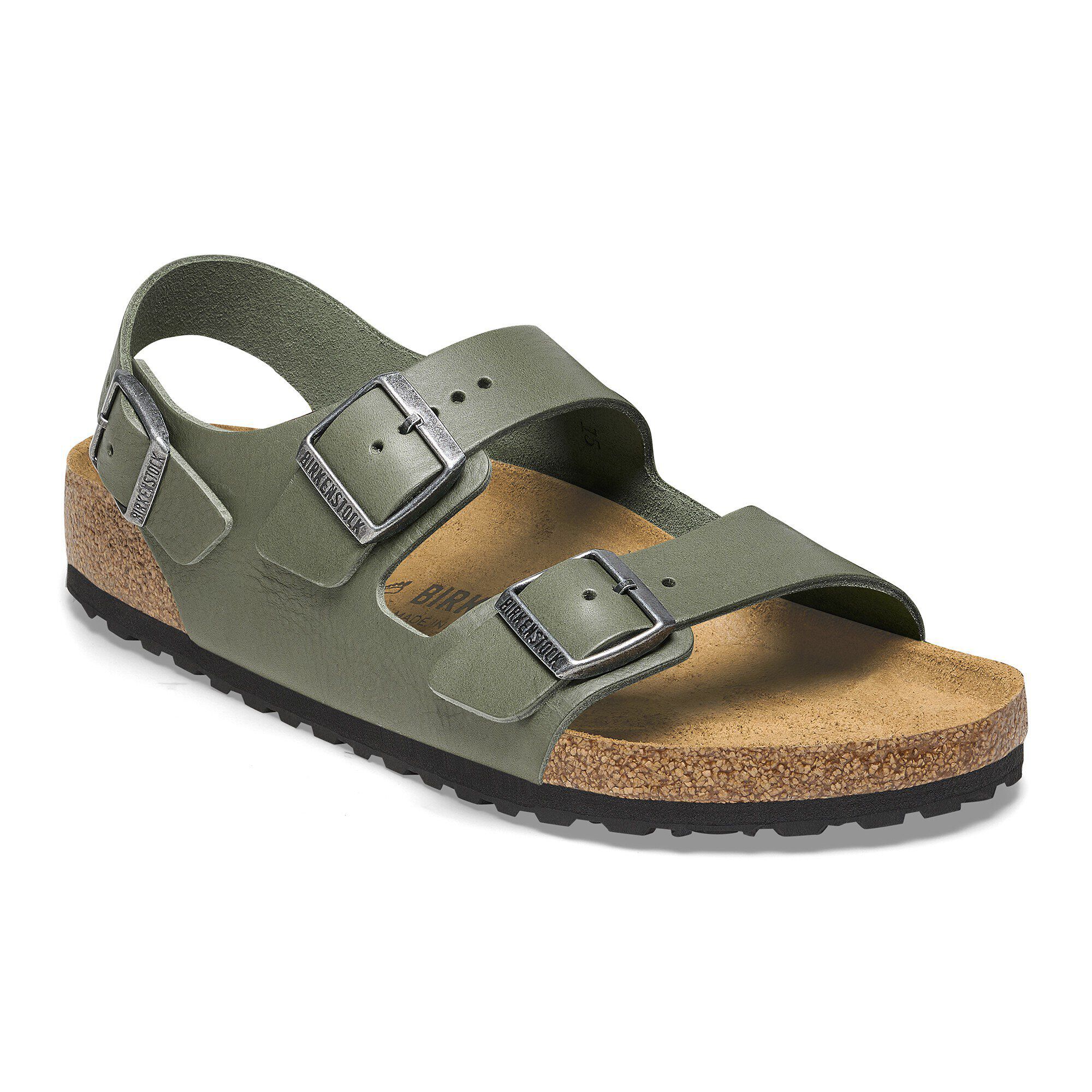Milano Leather Vintage Wood Thyme BIRKENSTOCK