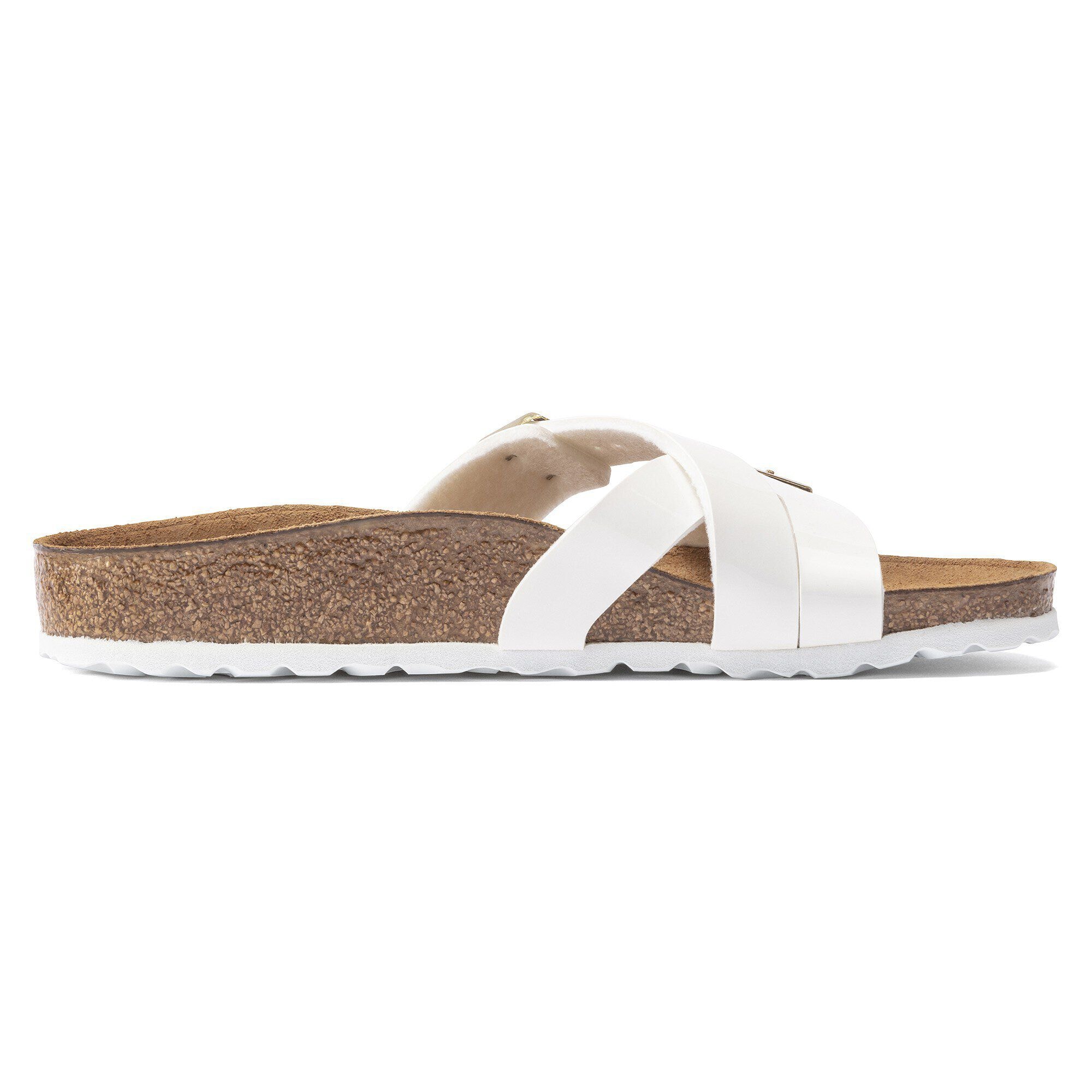 Yao birkenstock white top