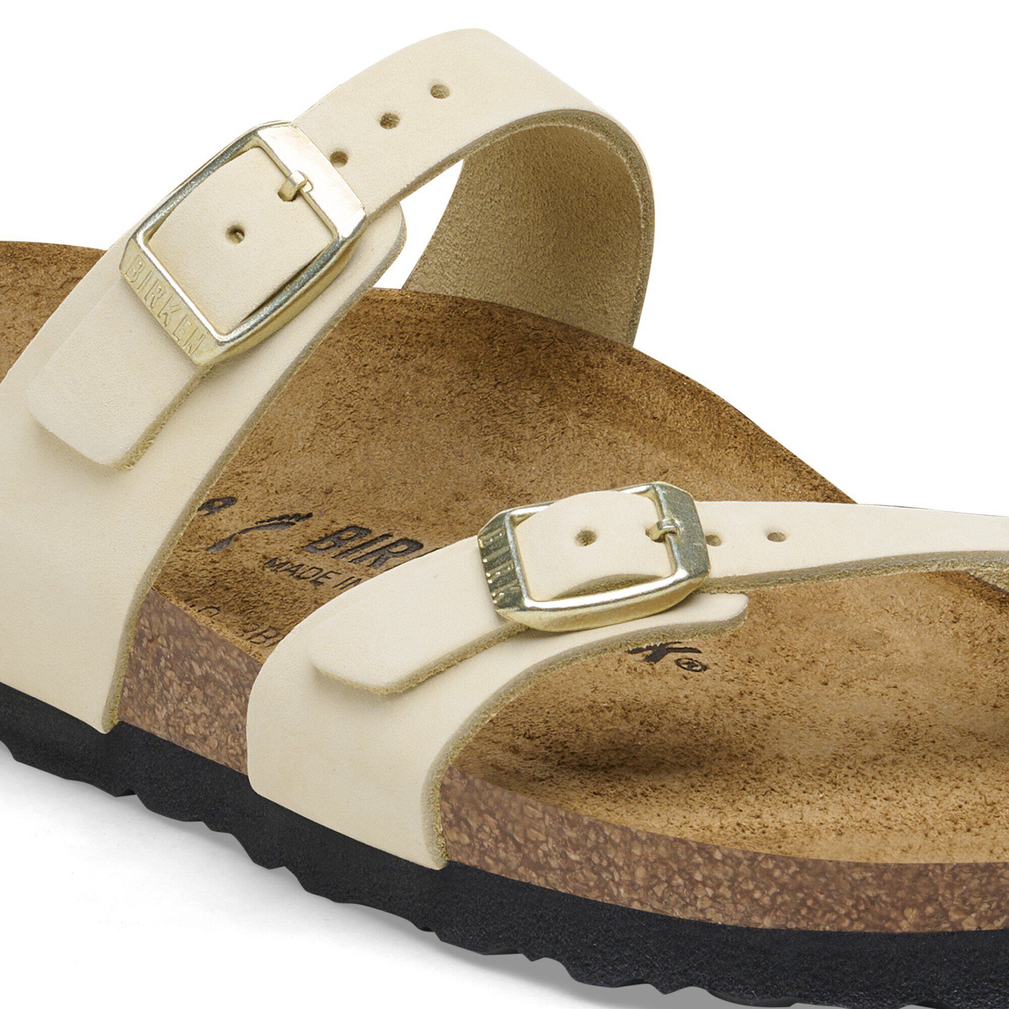 Mayari Nubuck Leather Ecru BIRKENSTOCK