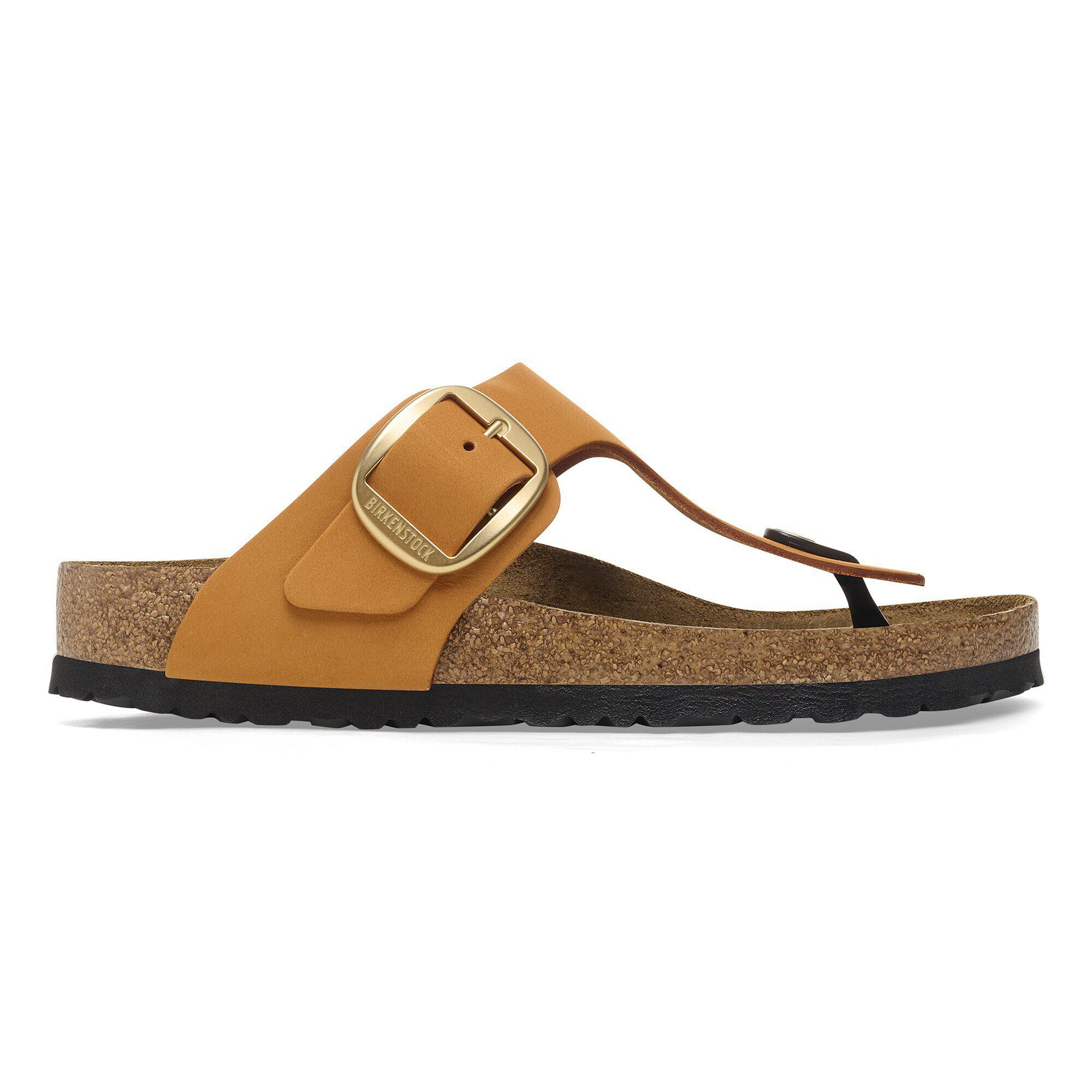 Gizeh Big Buckle Nubuck Leather Burnt Orange BIRKENSTOCK