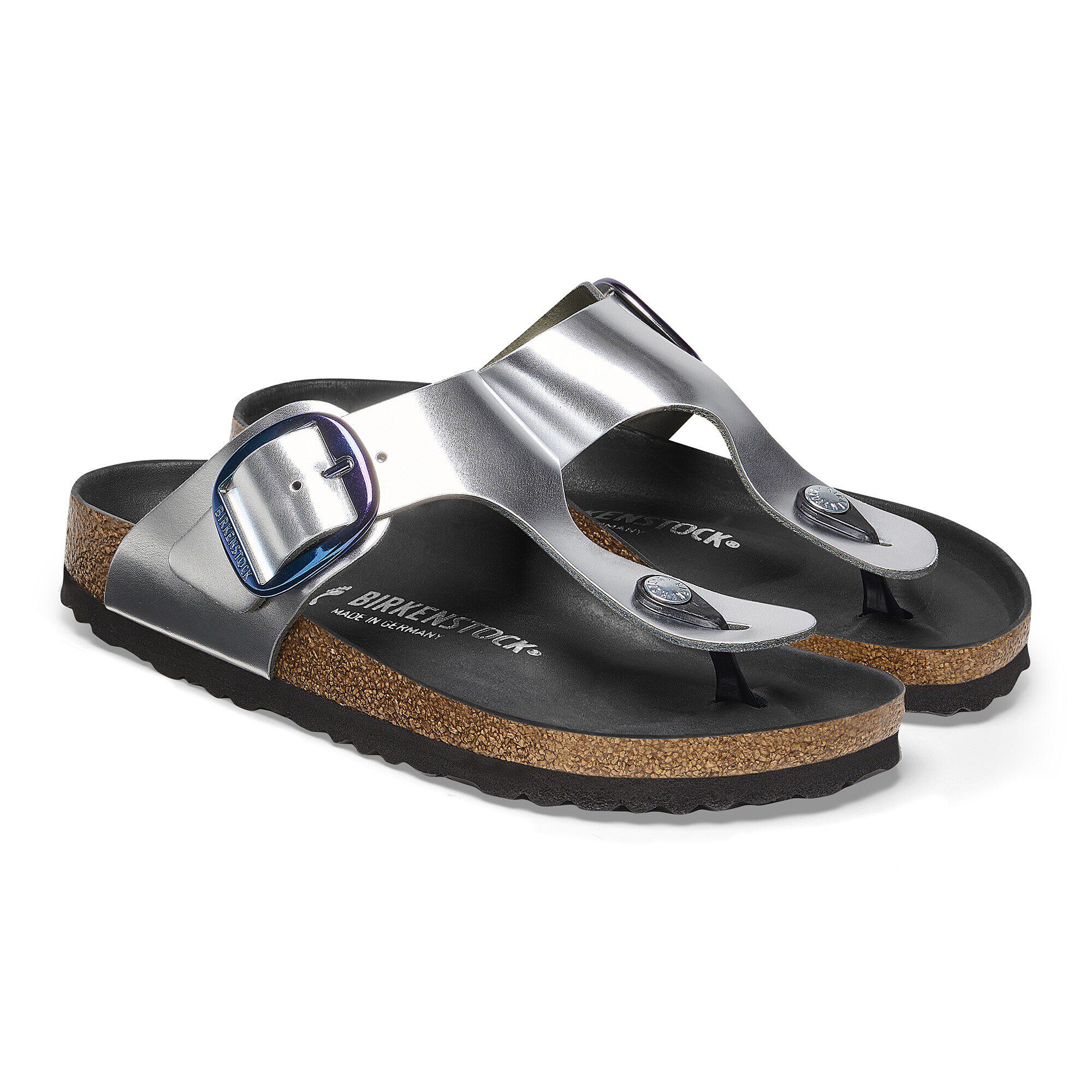 Gizeh Big Buckle Natural Leather Coarsely
