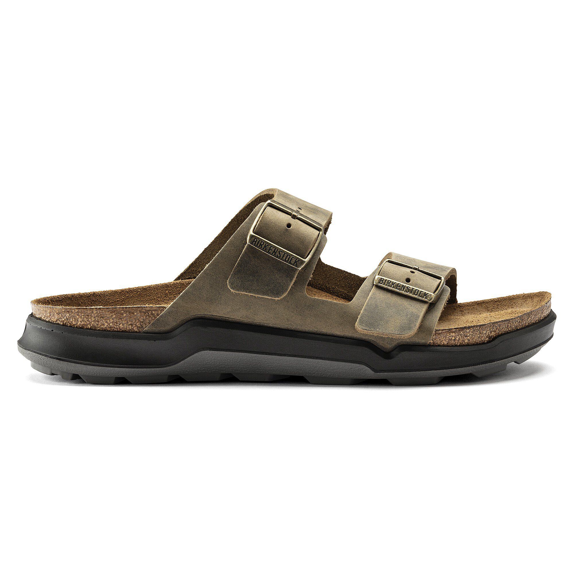 Arizona Crosstown Men Oiled Leather Faded Khaki | BIRKENSTOCK