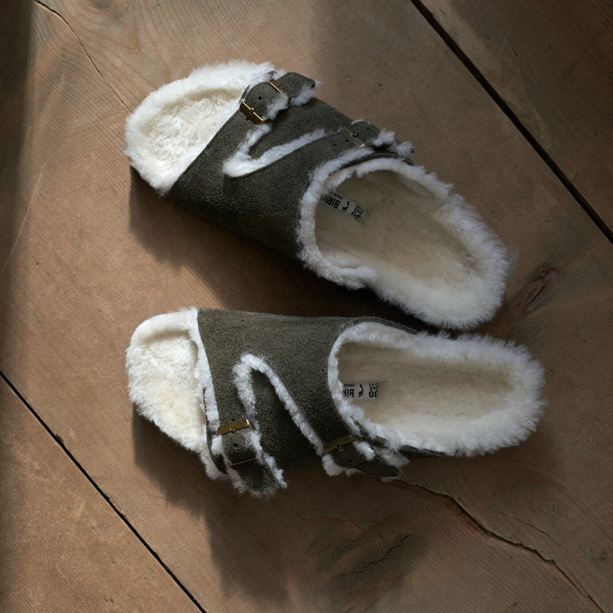 Birkenstock zurich sales shearling sandals