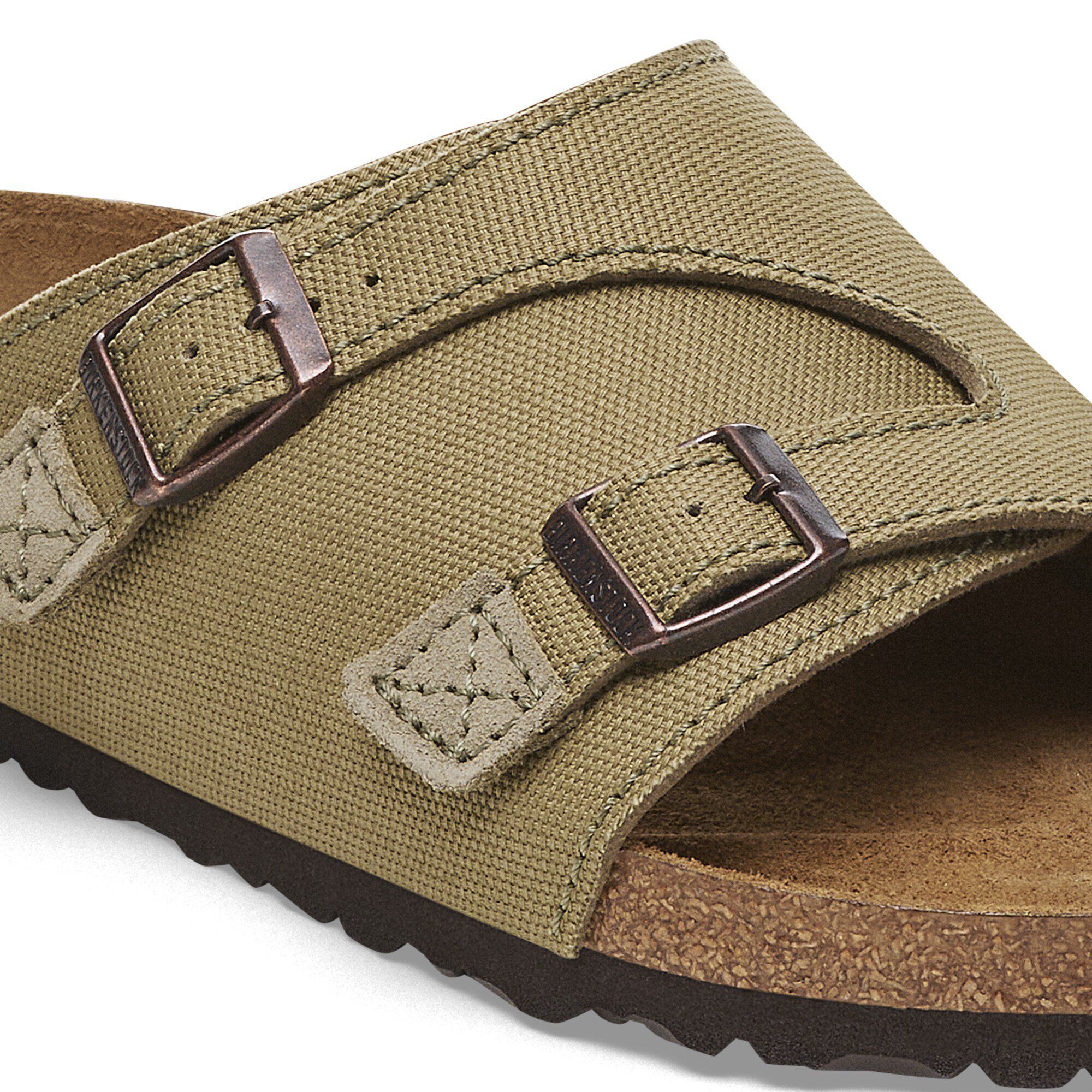 Zürich Canvas Natural Fibre Faded Khaki | BIRKENSTOCK