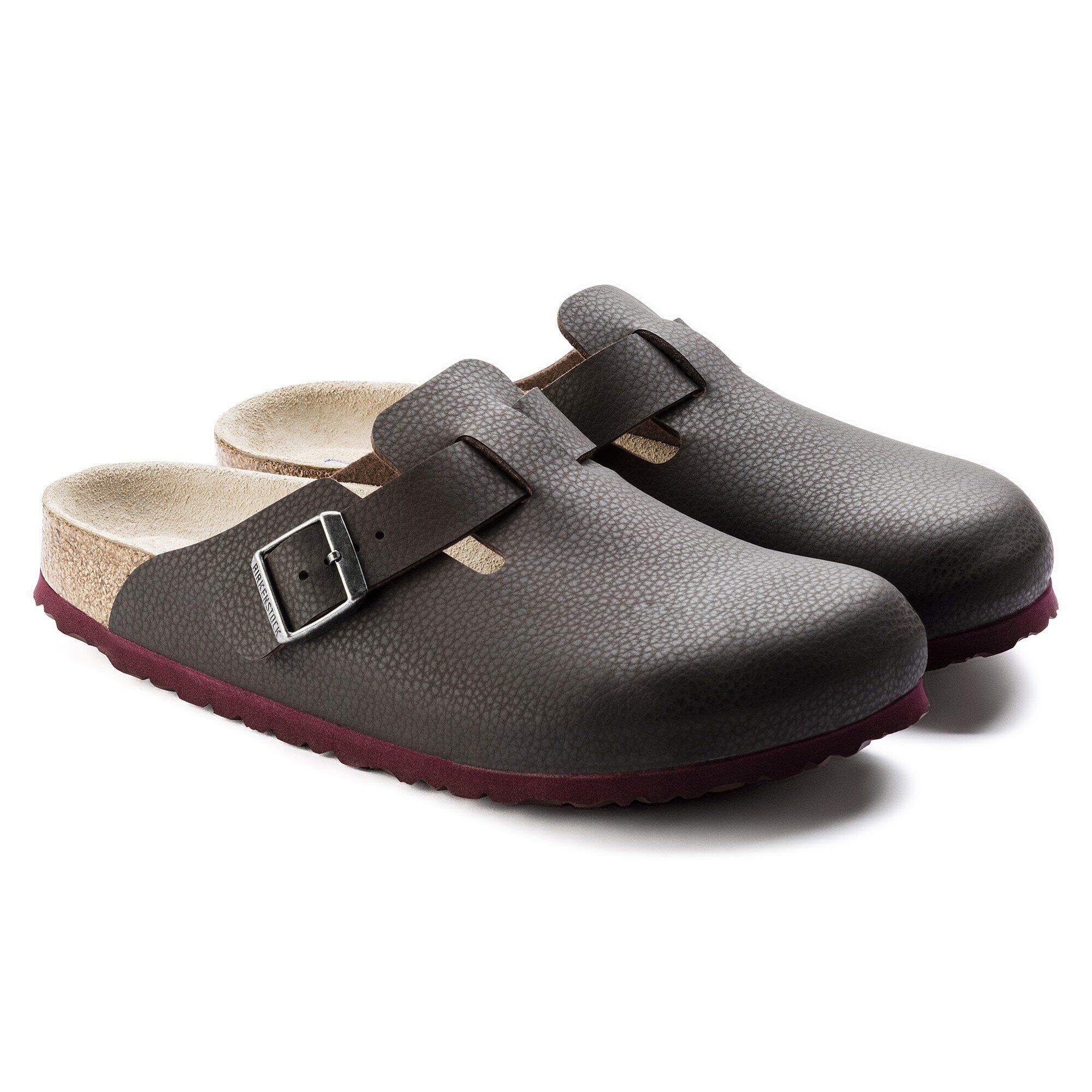 Birkenstock boston desert soil hot sale black