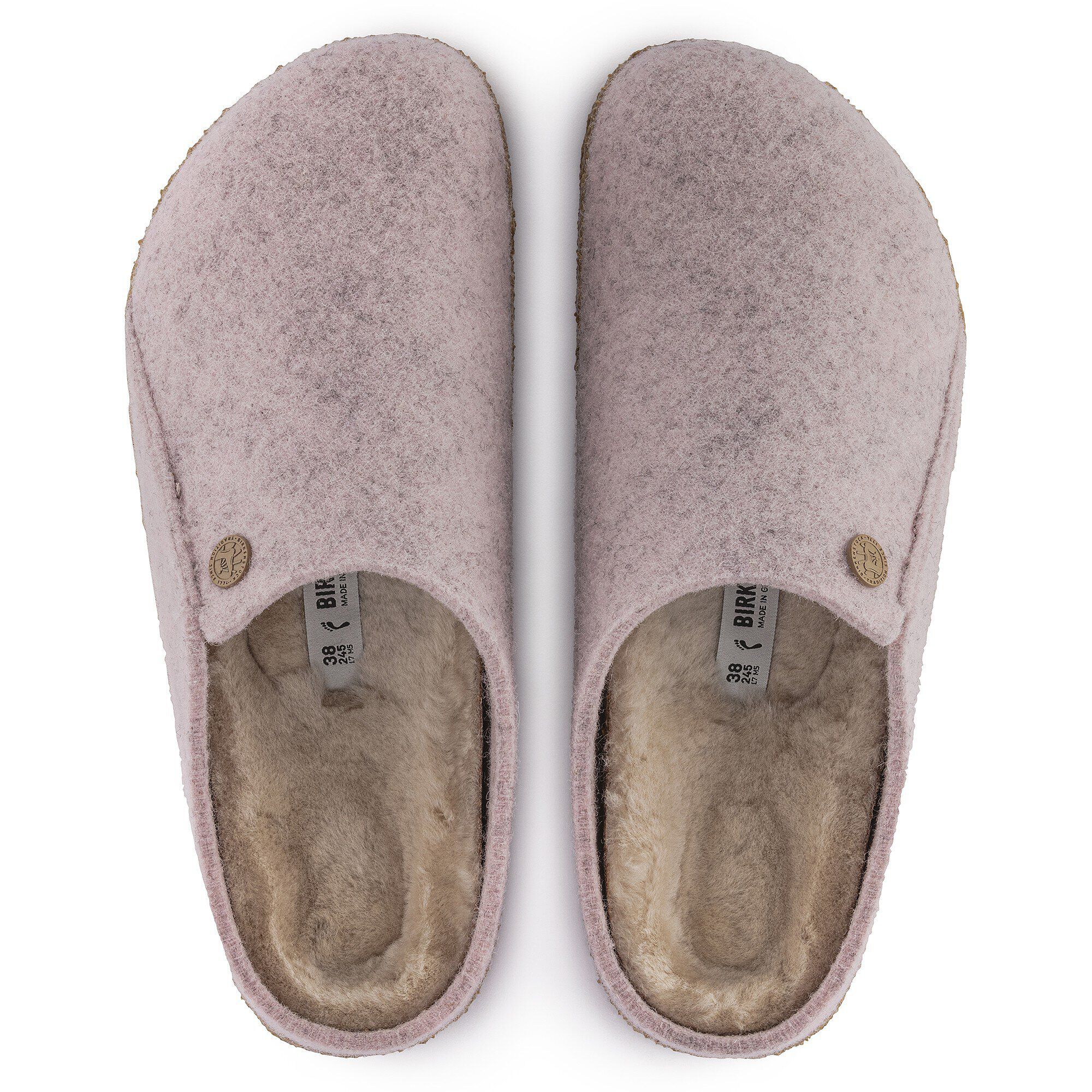 在庫処分 激安 Zermatt Shearling Wool Felt Light Rose | BIRKENSTOCK 靴
