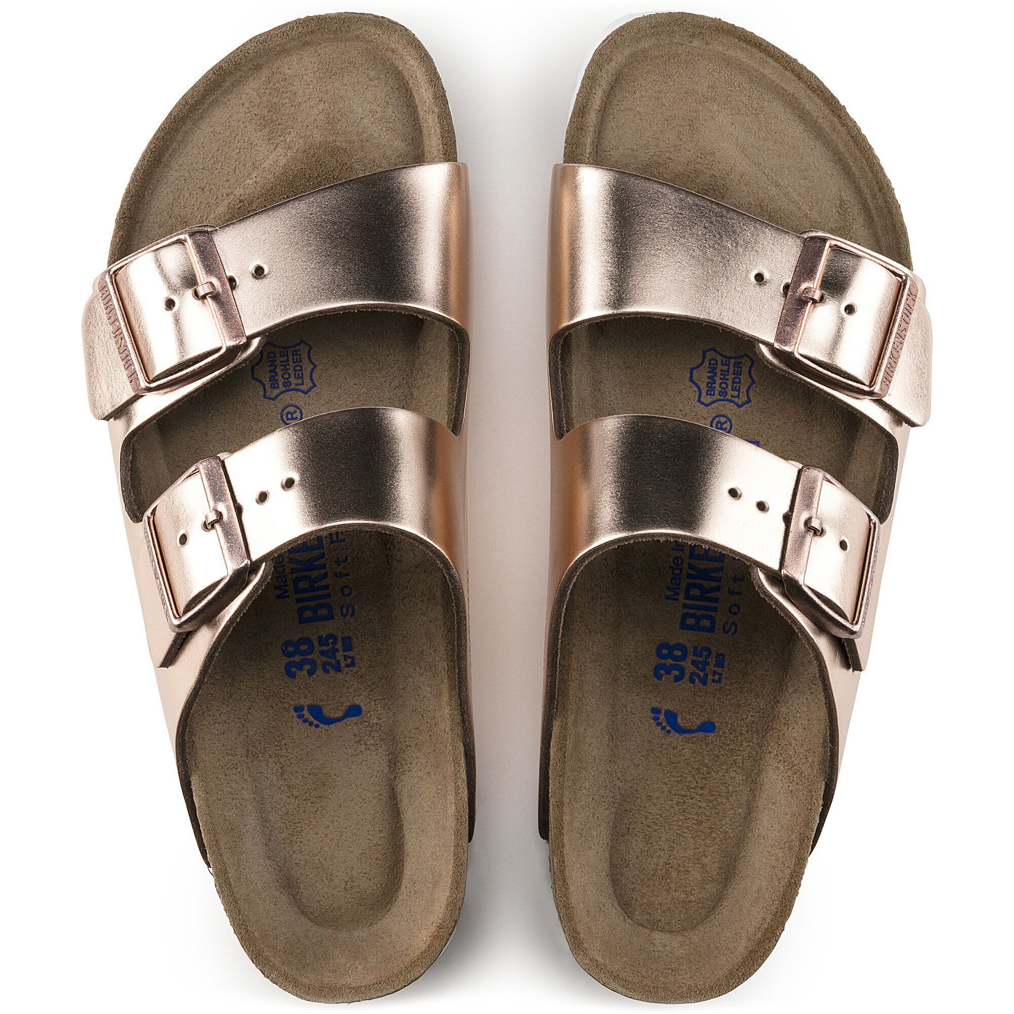 Copper birkenstock arizona clearance