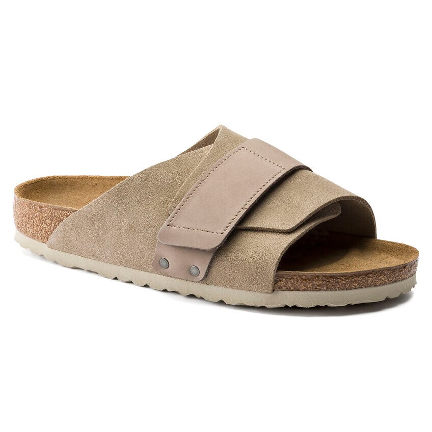 Birkenstock Kyoto Nubuck/Suede Leather Sandals