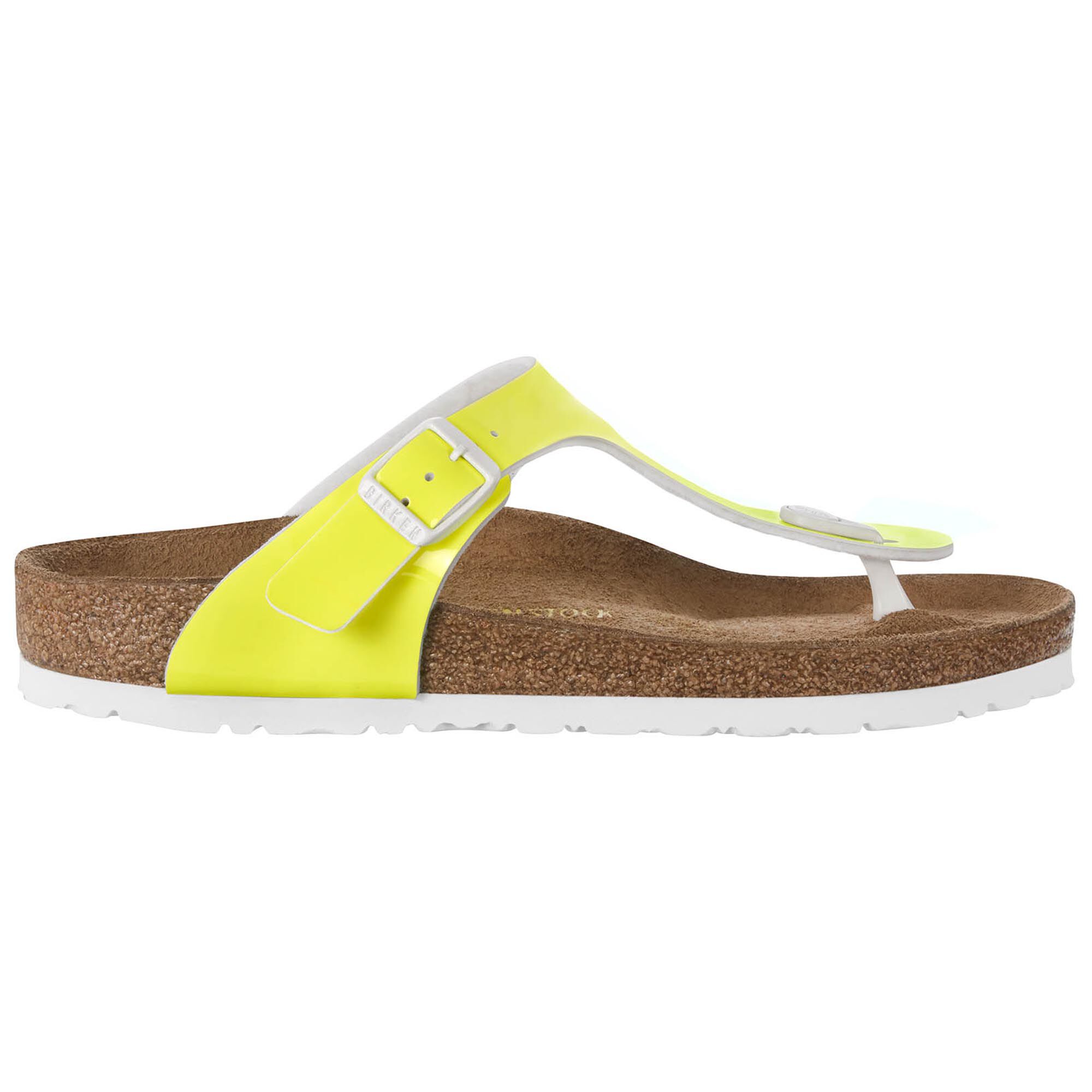 Gizeh Birko Flor Patent Neon Yellow Patent