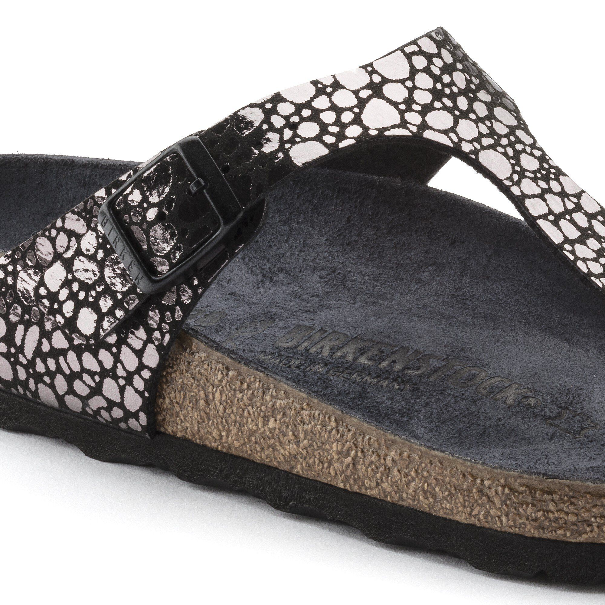 Birkenstock gizeh metallic 2025 stones black