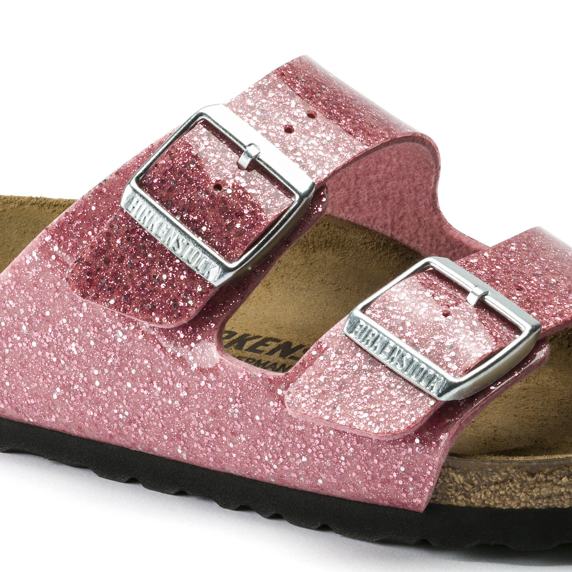 Clear glitter birkenstocks on sale