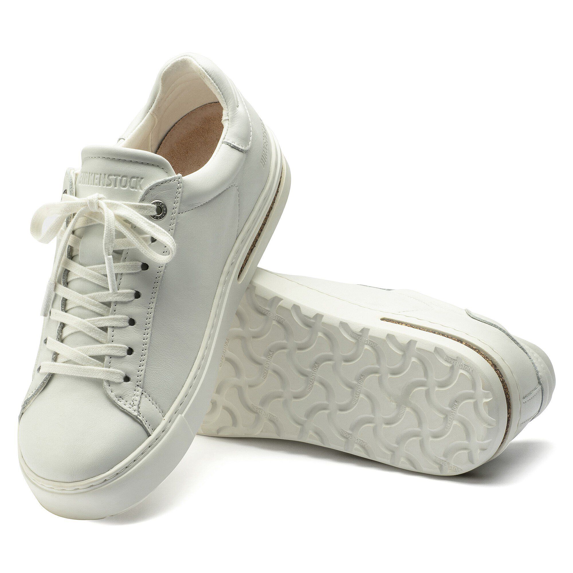 Low white 2024 leather sneakers