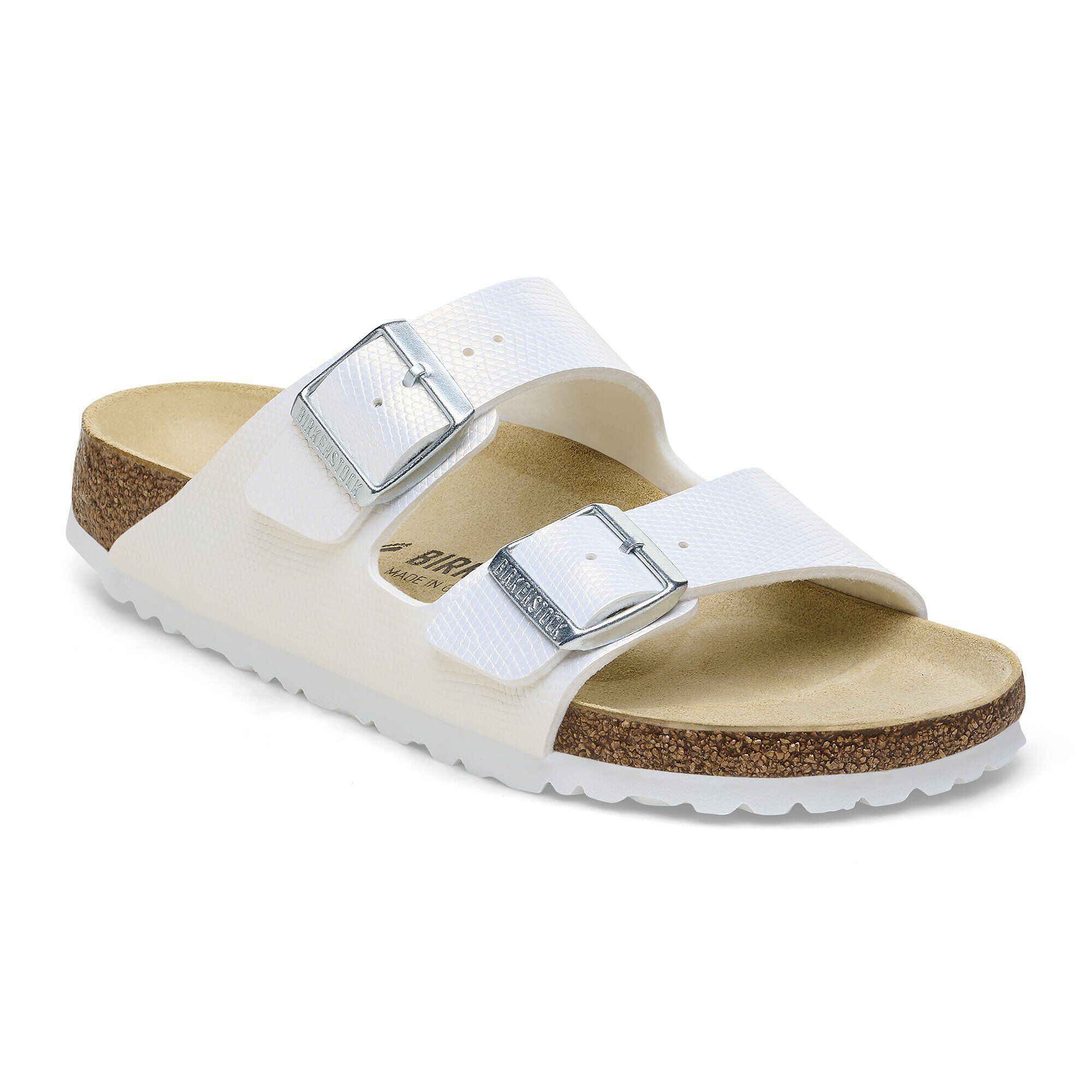 White glitter birkenstocks store