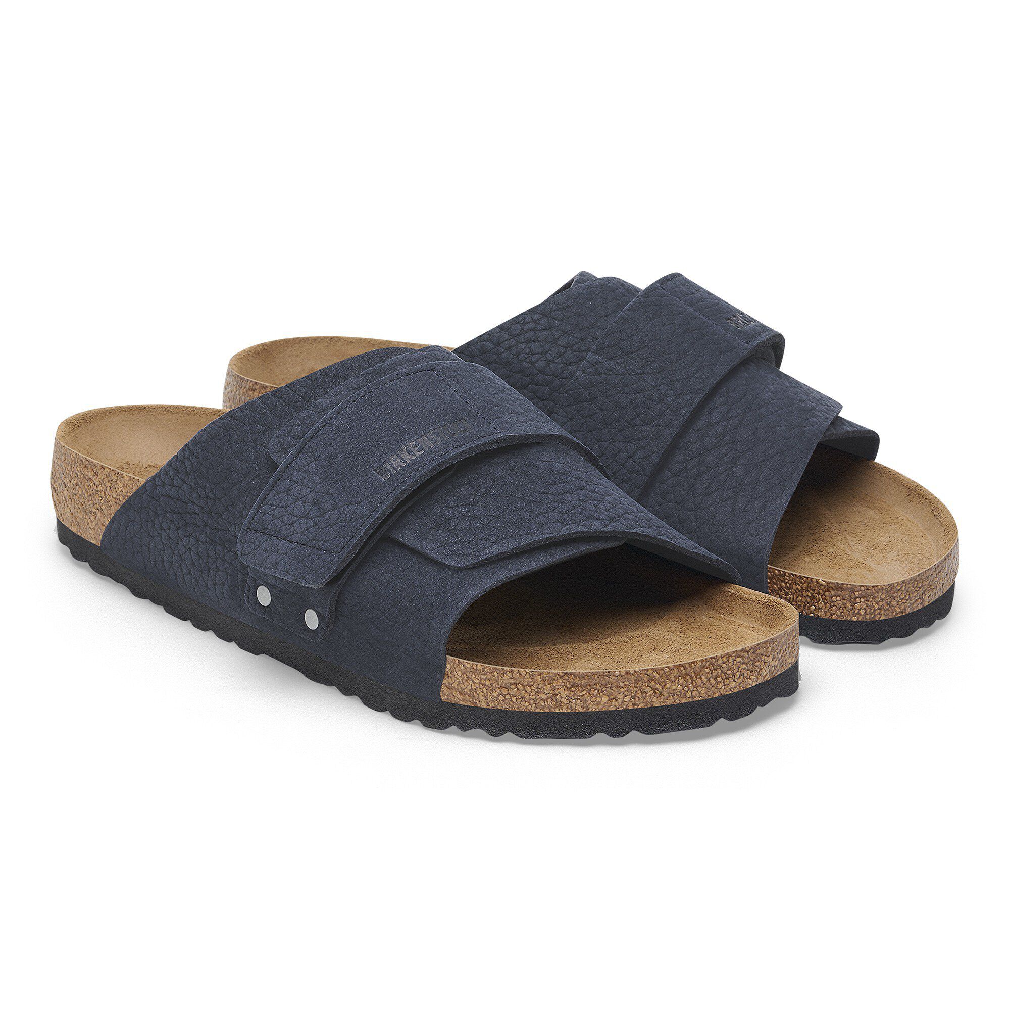高質 Kyoto Nubuck Leather Midnight Blue | BIRKENSTOCK ミシン
