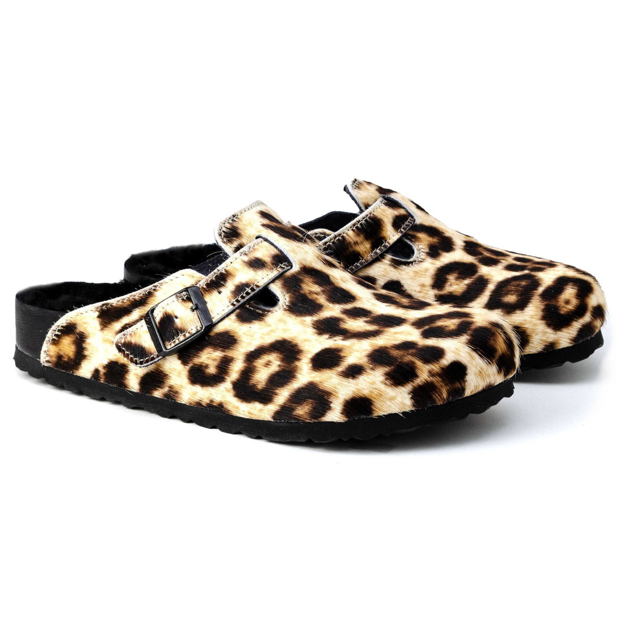 Boston Cowhide Snow Leopard BIRKENSTOCK