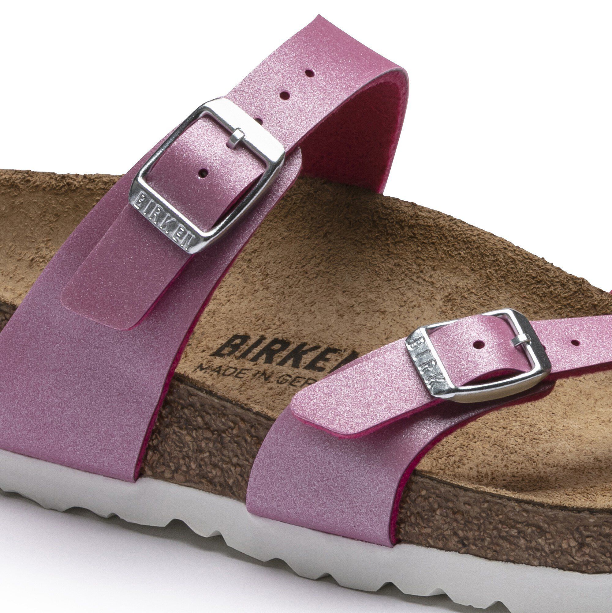 Birkenstock arizona electric metallic magenta sale