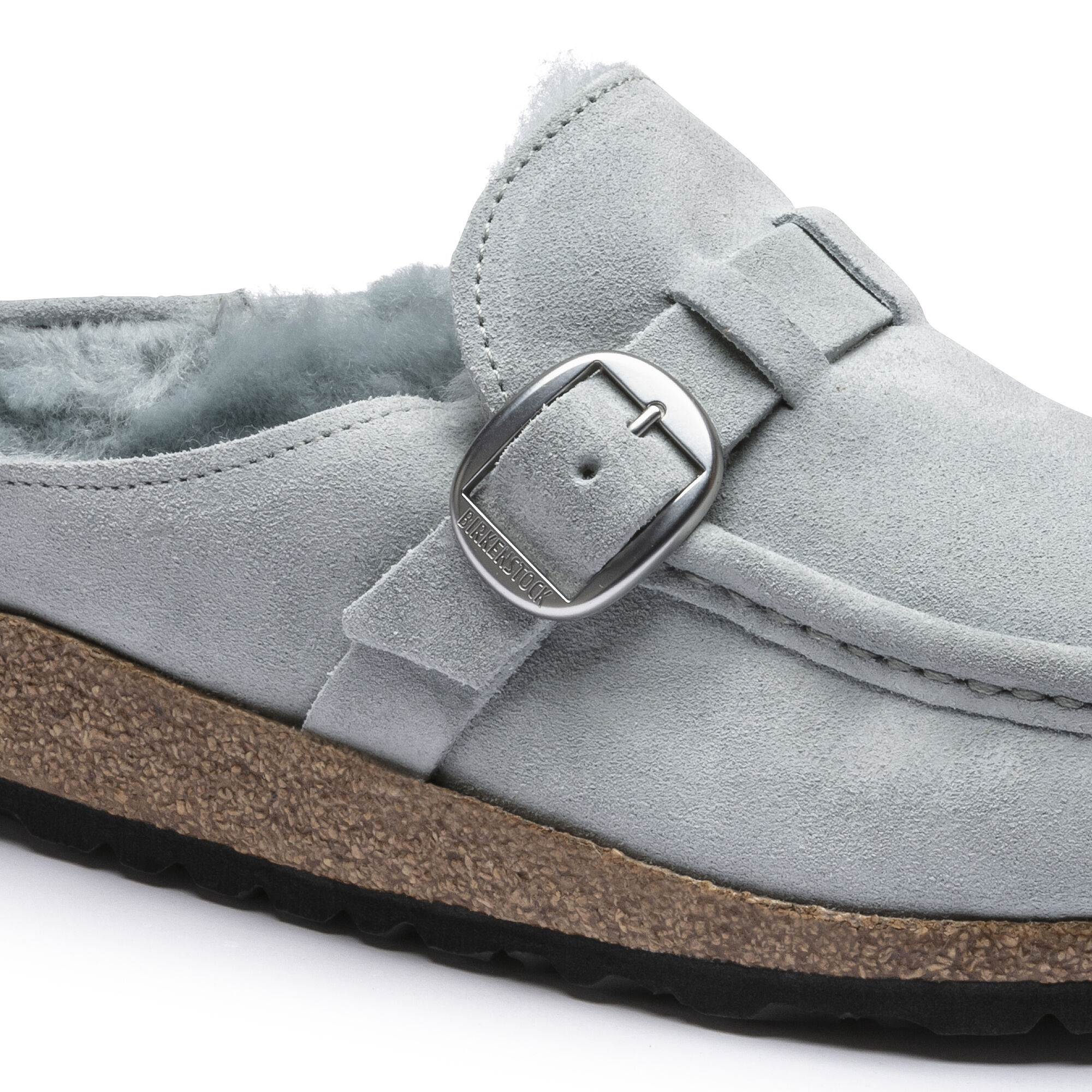 Birkenstock buckley discount genuine shearling mule