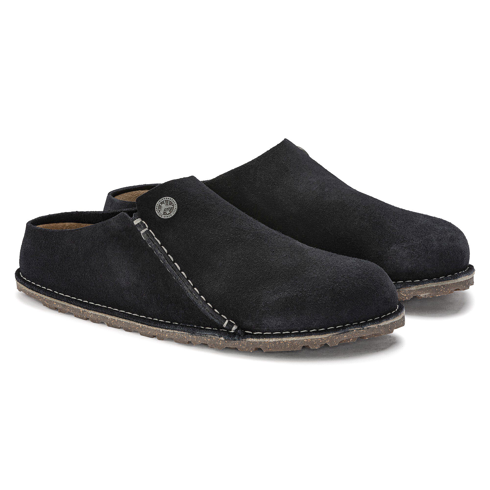 サンダル・ミュール Birkenstock Slipper Zermatt In Pelle Scamosciata Zermatt Premium Suede Leather Stone Coin | BIRKENSTOCK