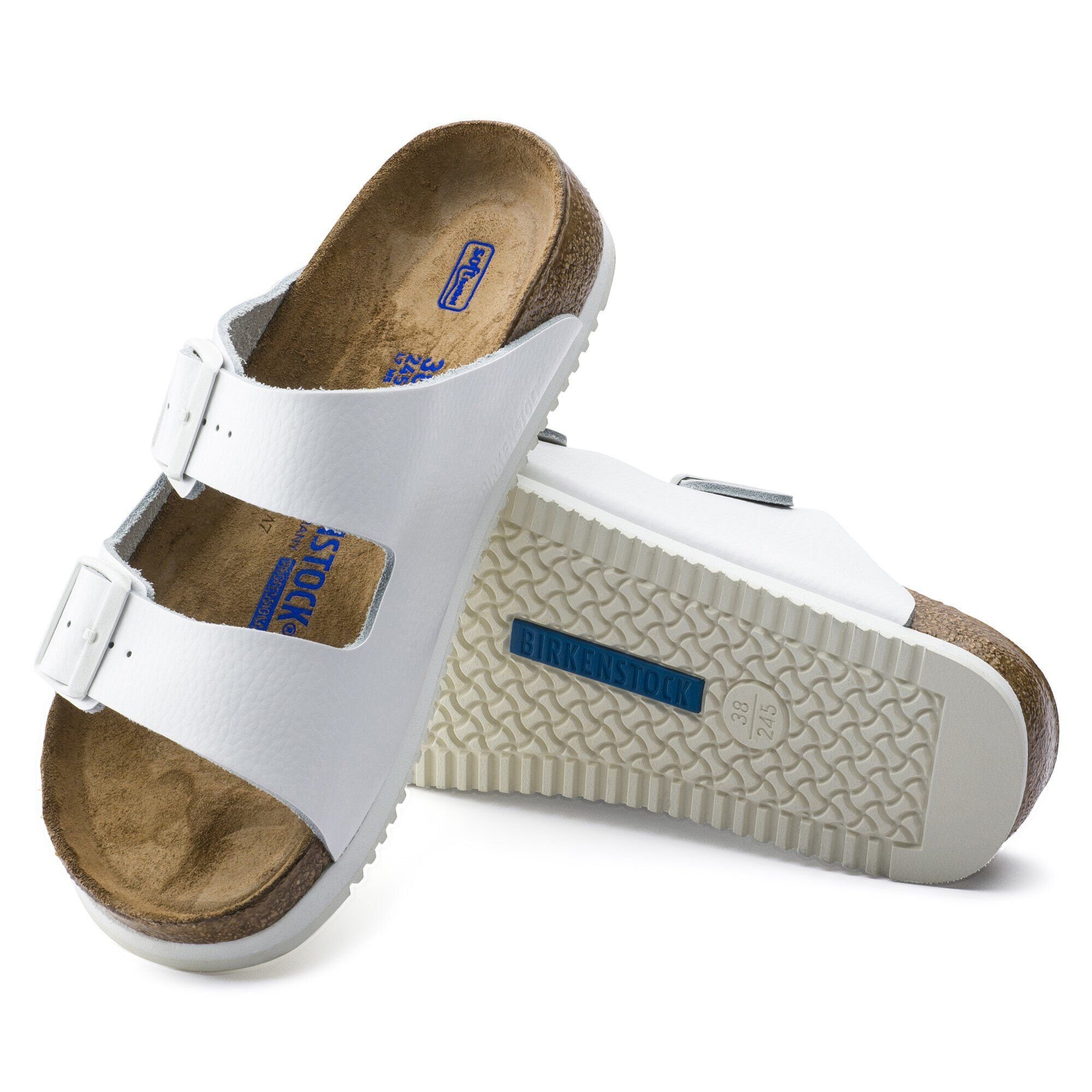 Arizona Soft Footbed Leather White BIRKENSTOCK