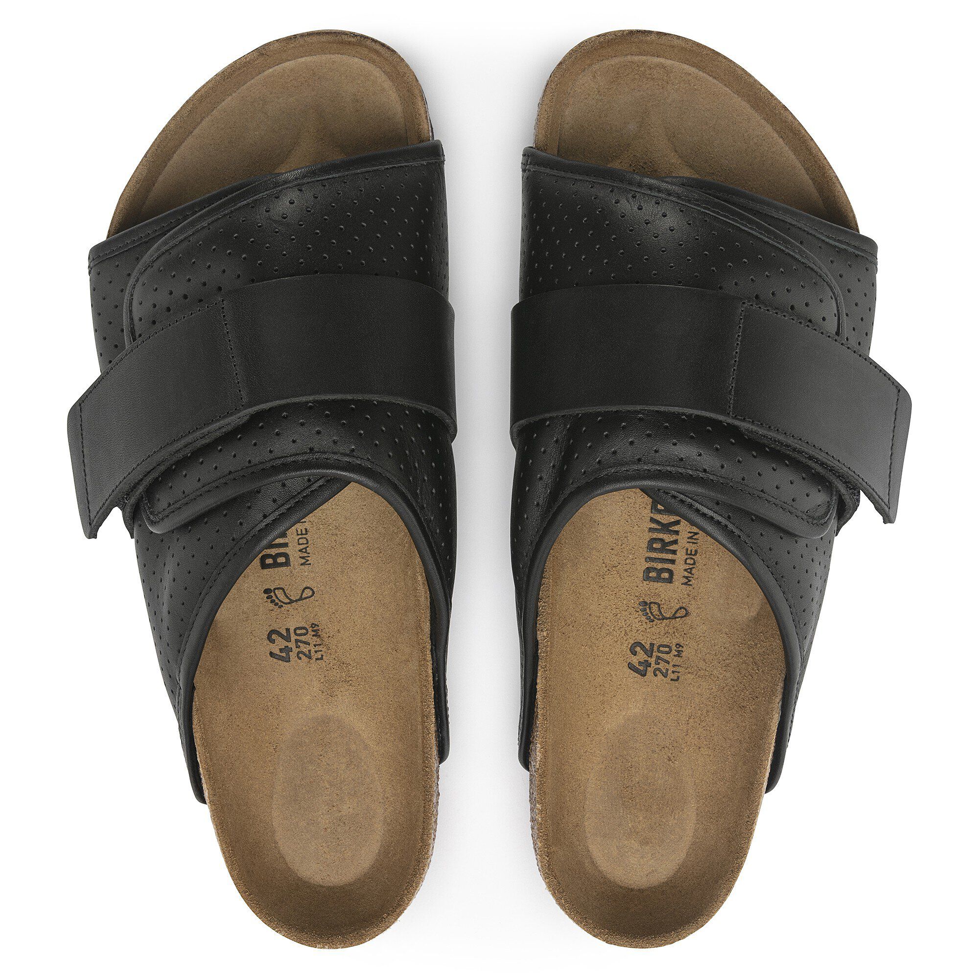 Birkenstock Kyoto Padded Leather Puff Pack Black